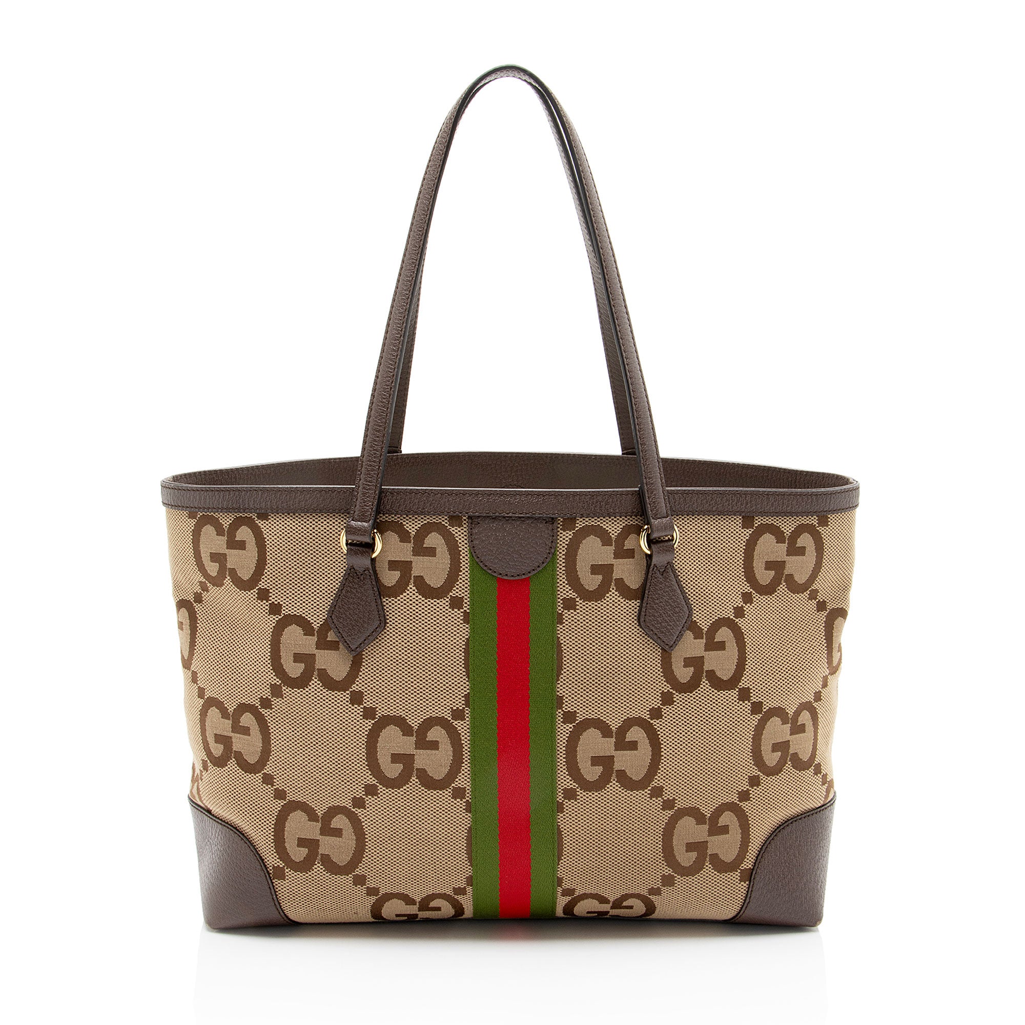Gucci Jumbo GG Canvas Ophidia Large Shopping Tote