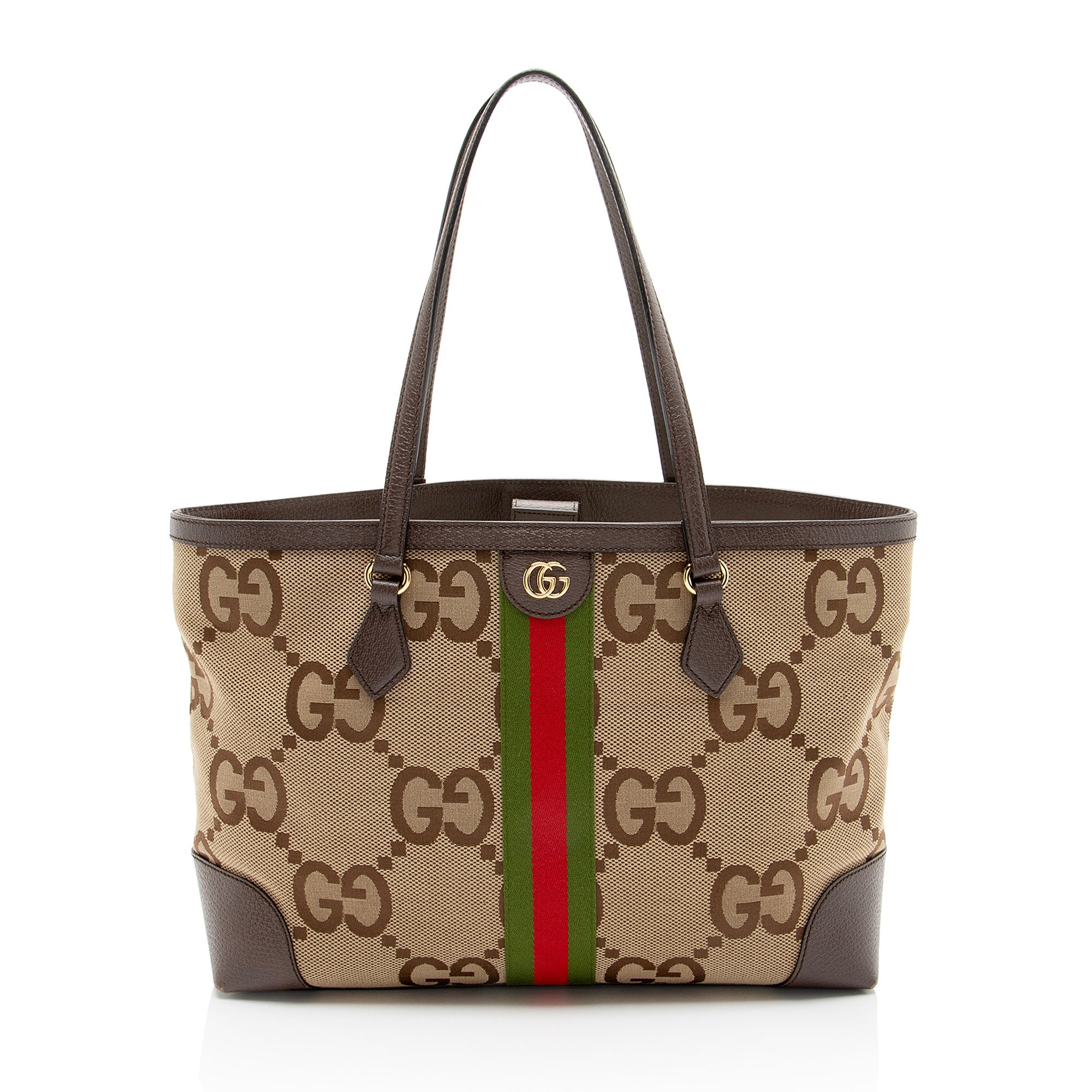 Gucci Jumbo GG Canvas Ophidia Large Shopping Tote