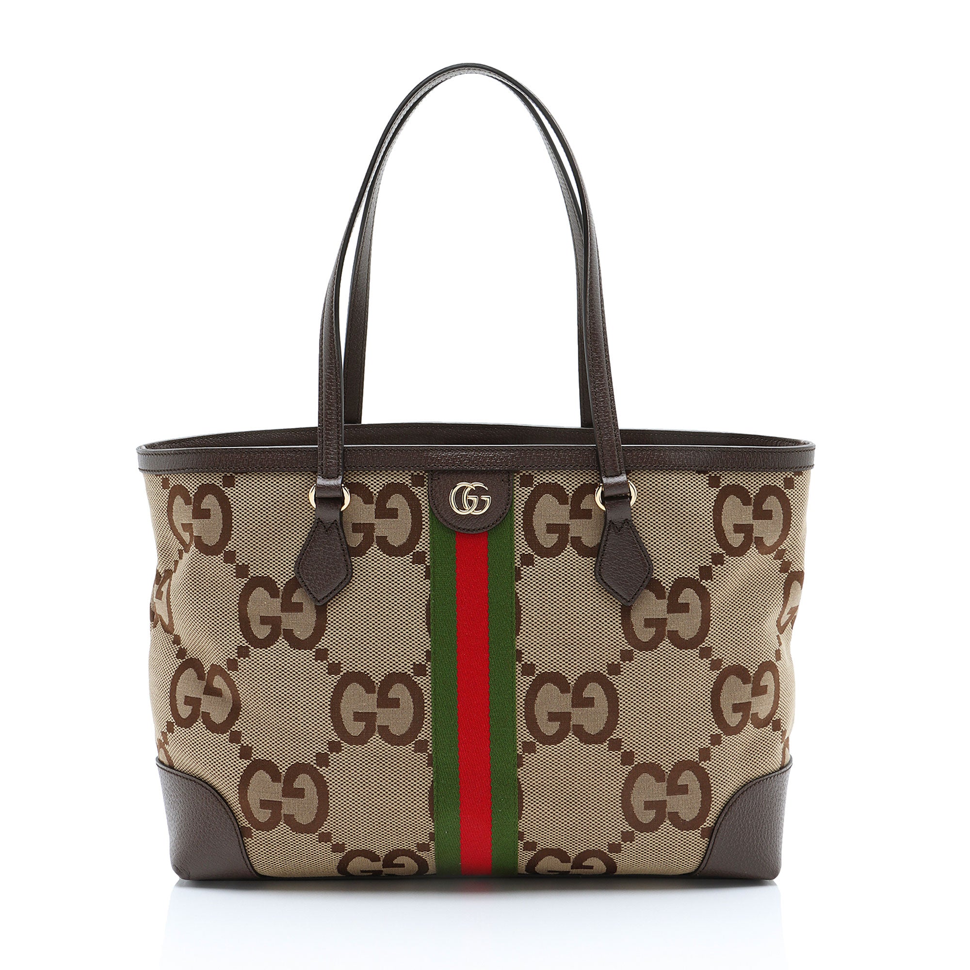 Gucci Jumbo GG Canvas Ophidia Large Shopping Tote