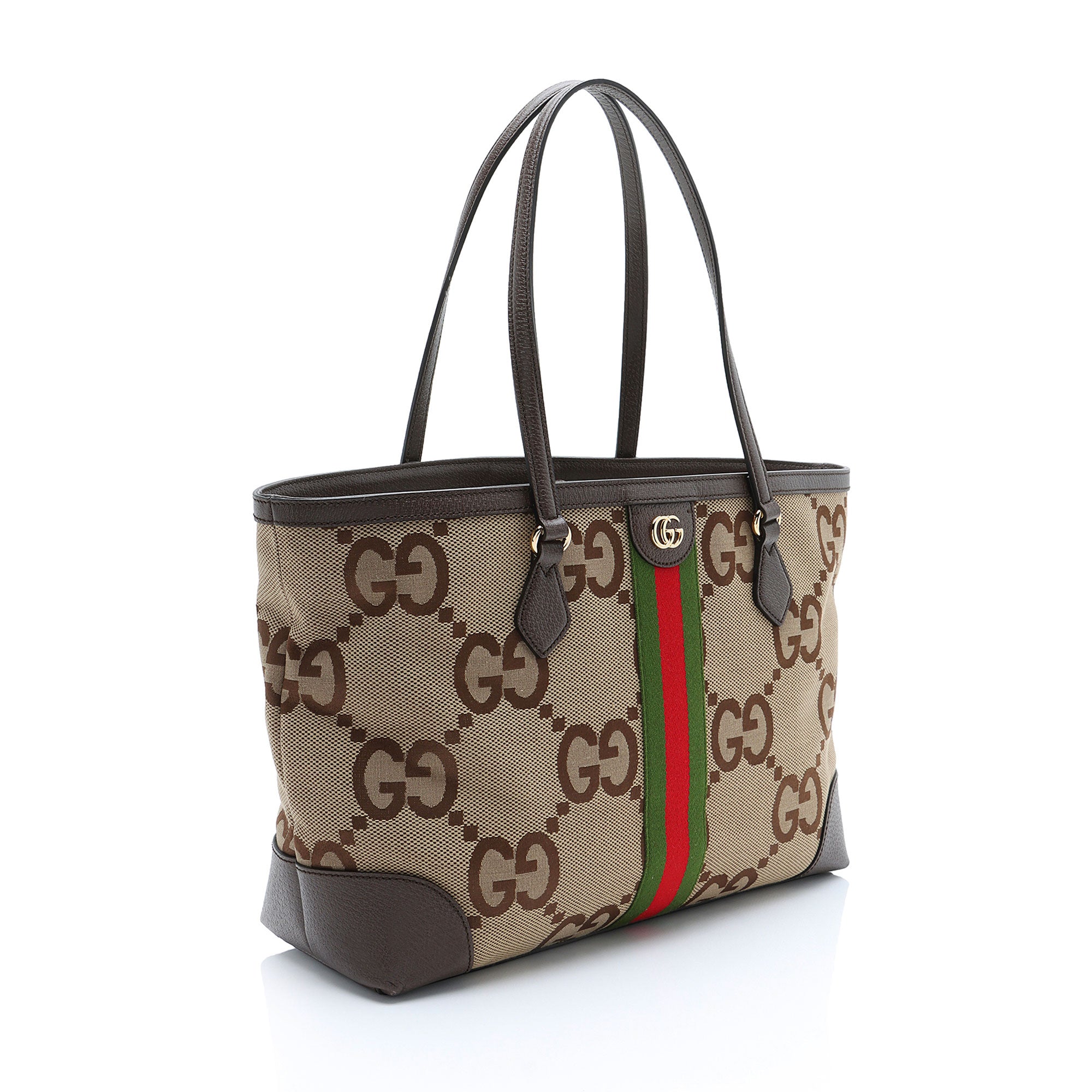 Gucci Jumbo GG Canvas Ophidia Large Shopping Tote