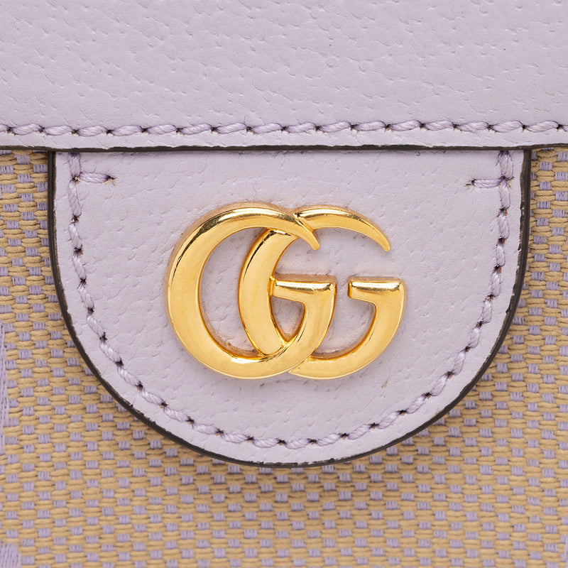 Gucci Jumbo GG Canvas Ophidia Small Shoulder Bag (SHF-omH5F8)