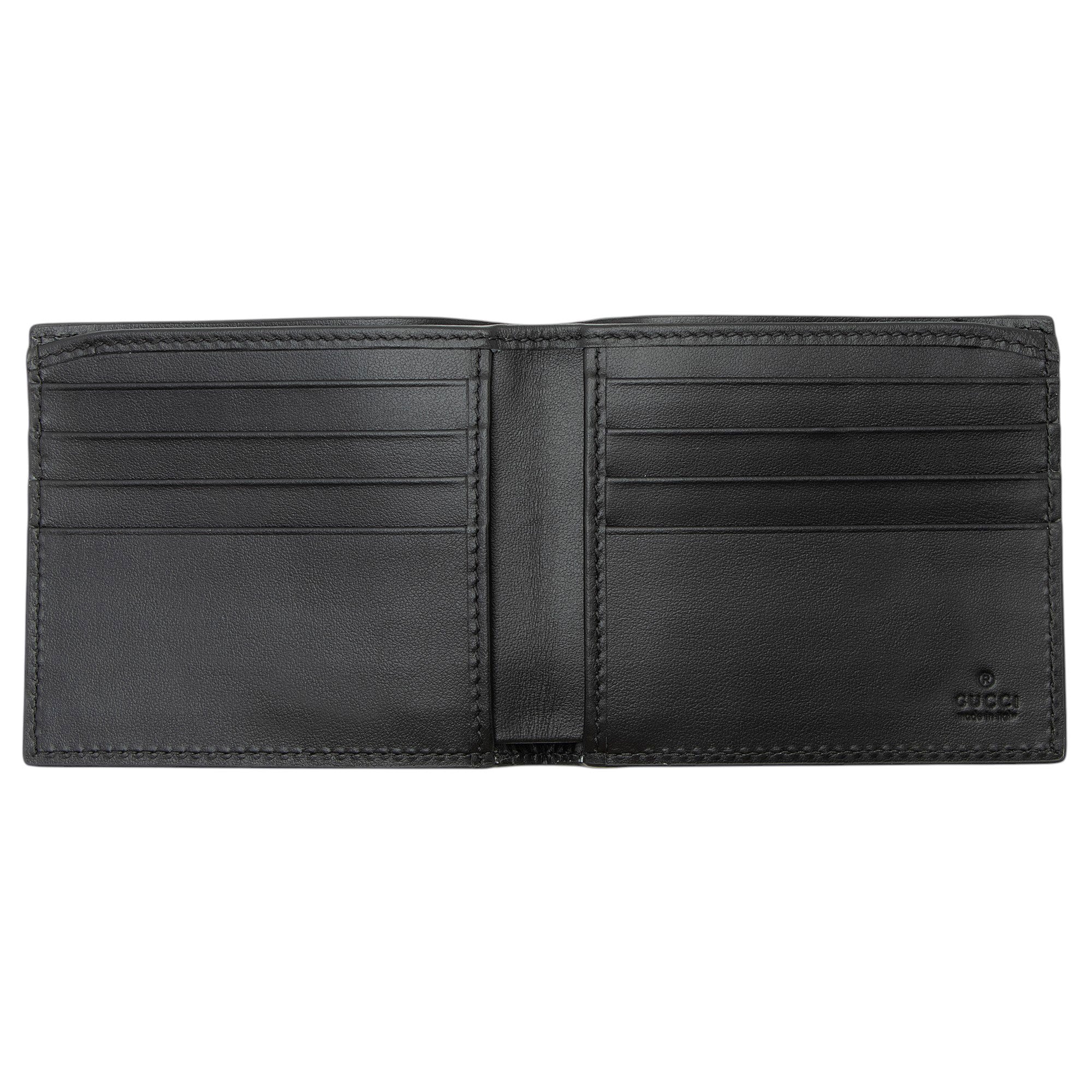 Gucci Jumbo GG Embossed Leather Bifold Wallet