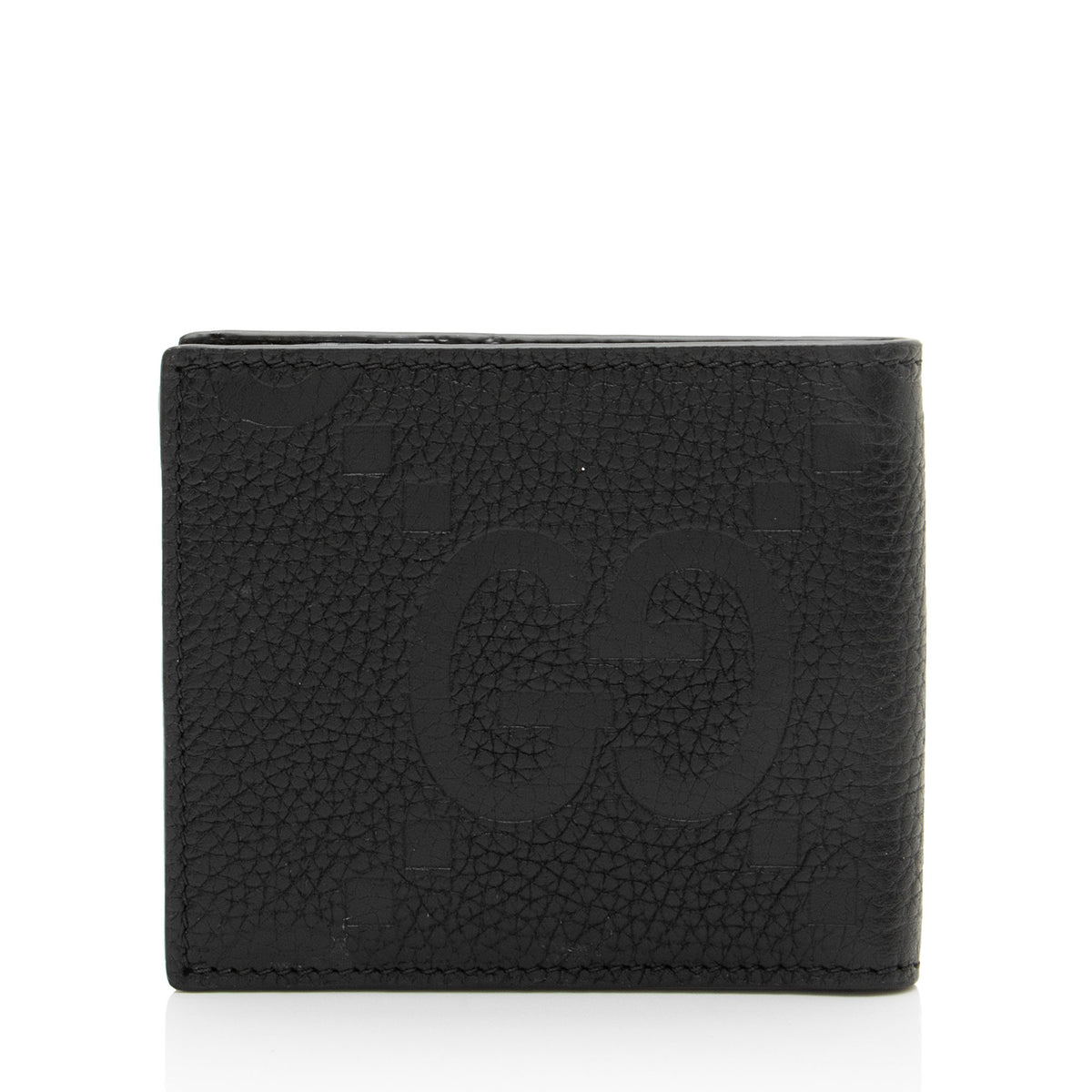 Gucci Jumbo GG Embossed Leather Bifold Wallet
