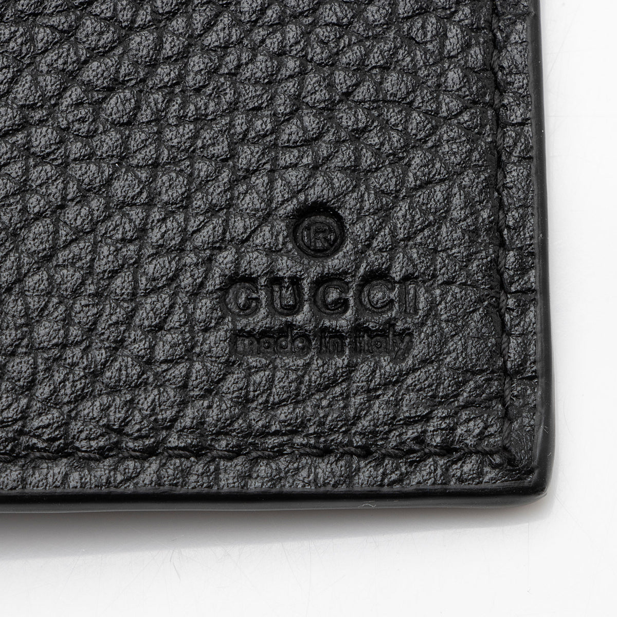 Gucci Jumbo GG Embossed Leather Bifold Wallet