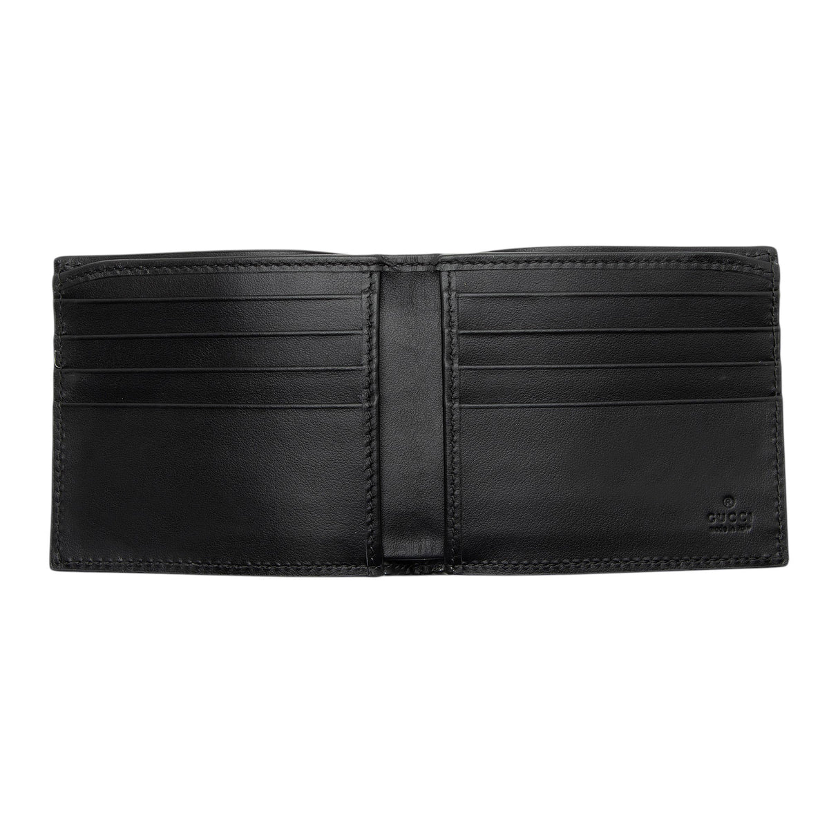 Gucci Jumbo GG Embossed Leather Bifold Wallet