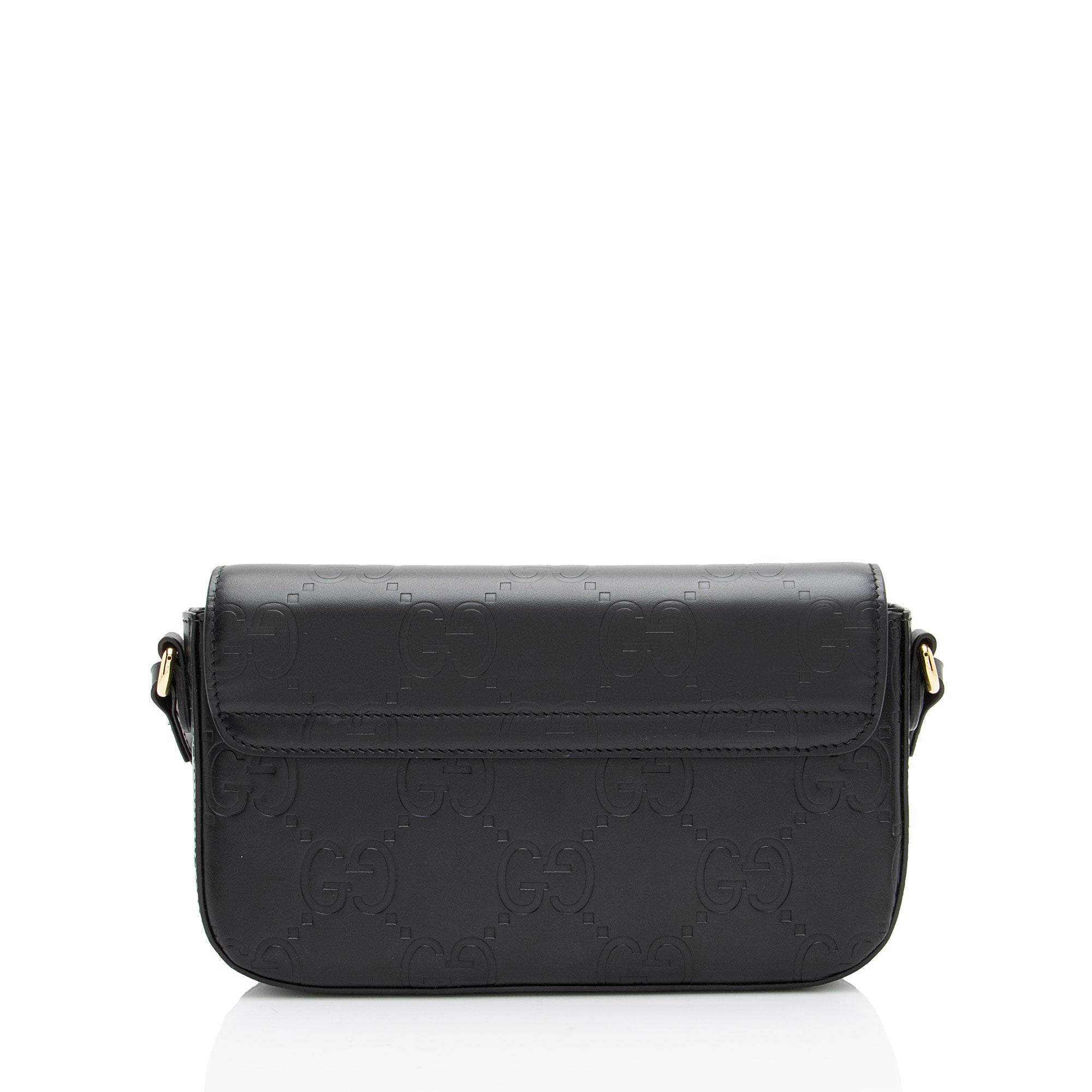 Gucci Jumbo GG Leather Mini Pochette