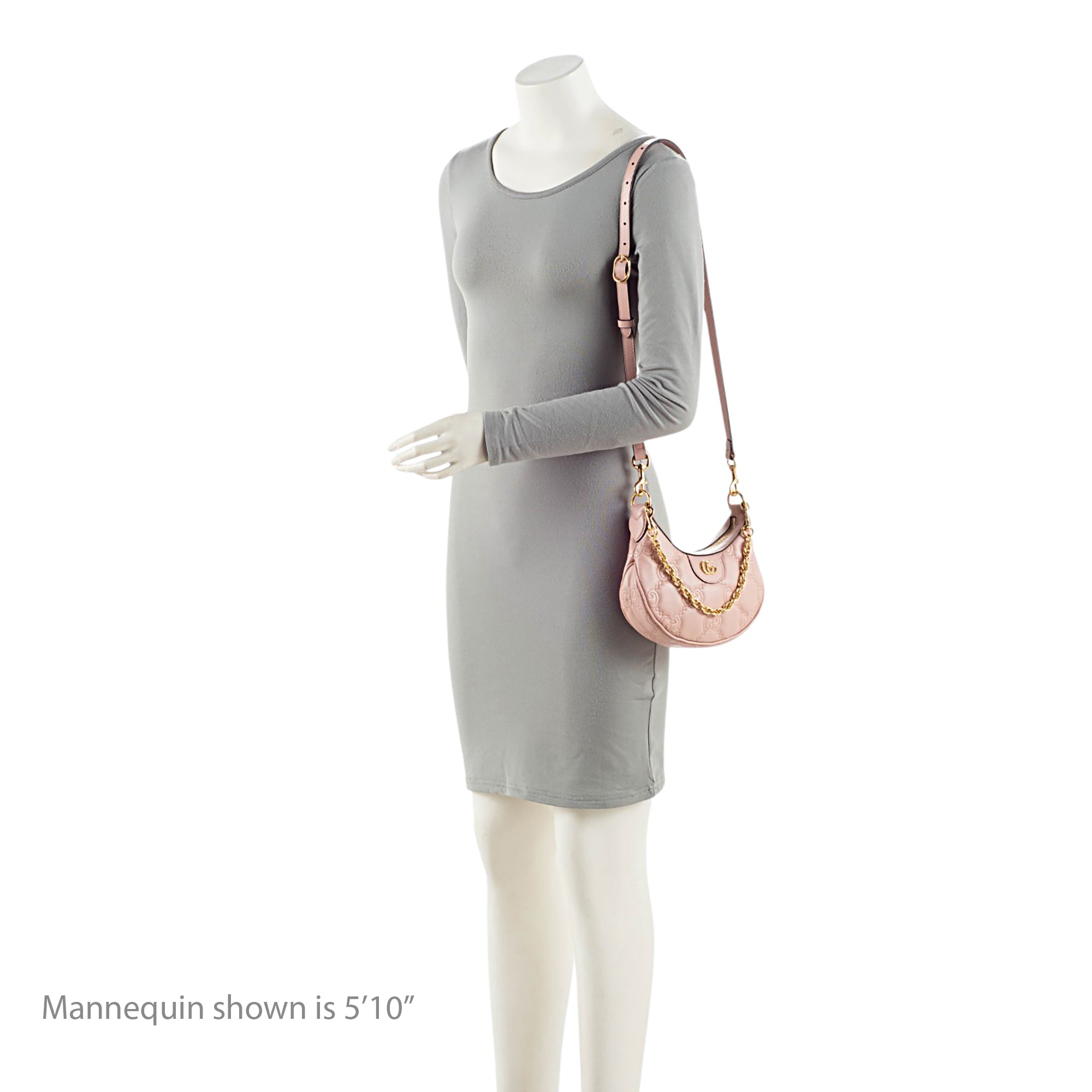 Gucci Jumbo GG Matelasse Leather Small Hobo