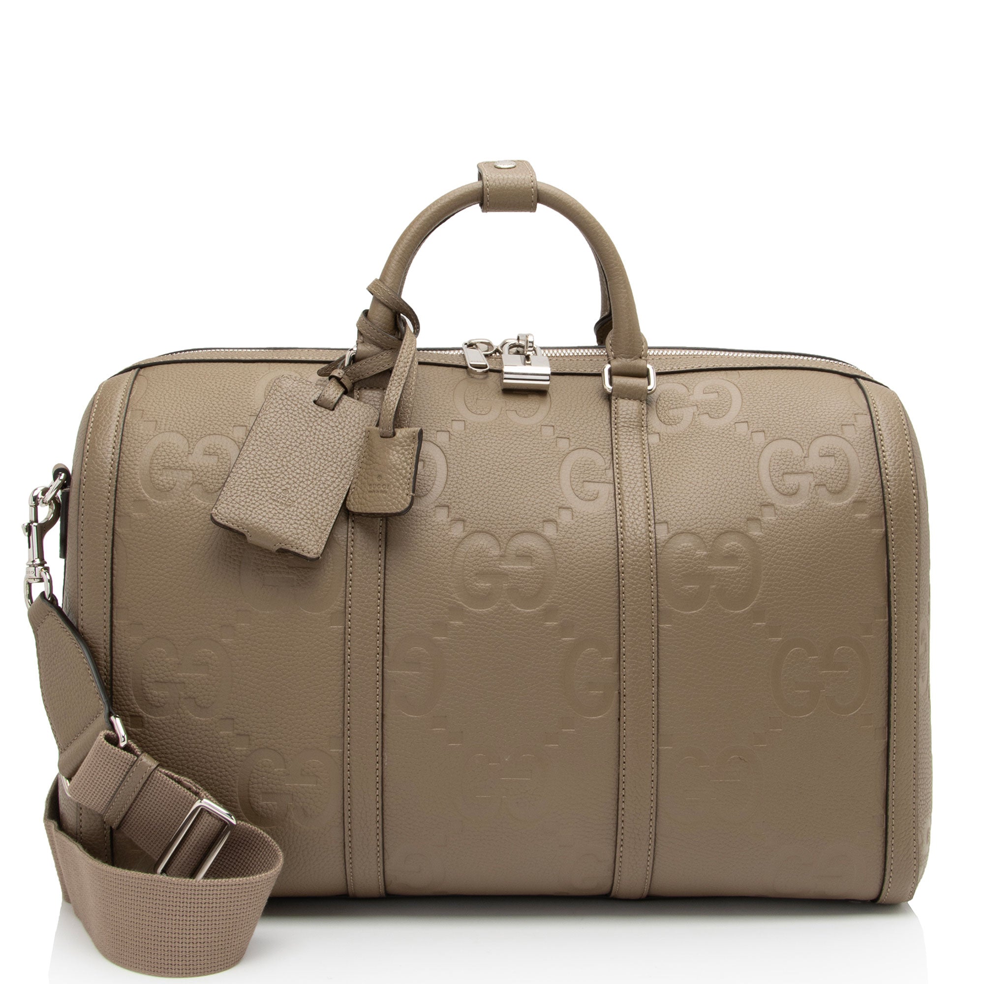 Gucci Jumbo GG Leather Small Duffle Bag (SHF-sZdAaV)
