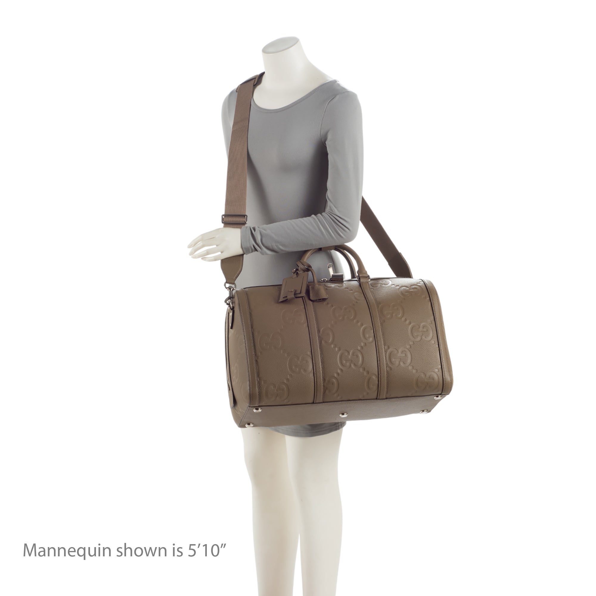 Gucci Jumbo GG Leather Small Duffle Bag (SHF-sZdAaV)