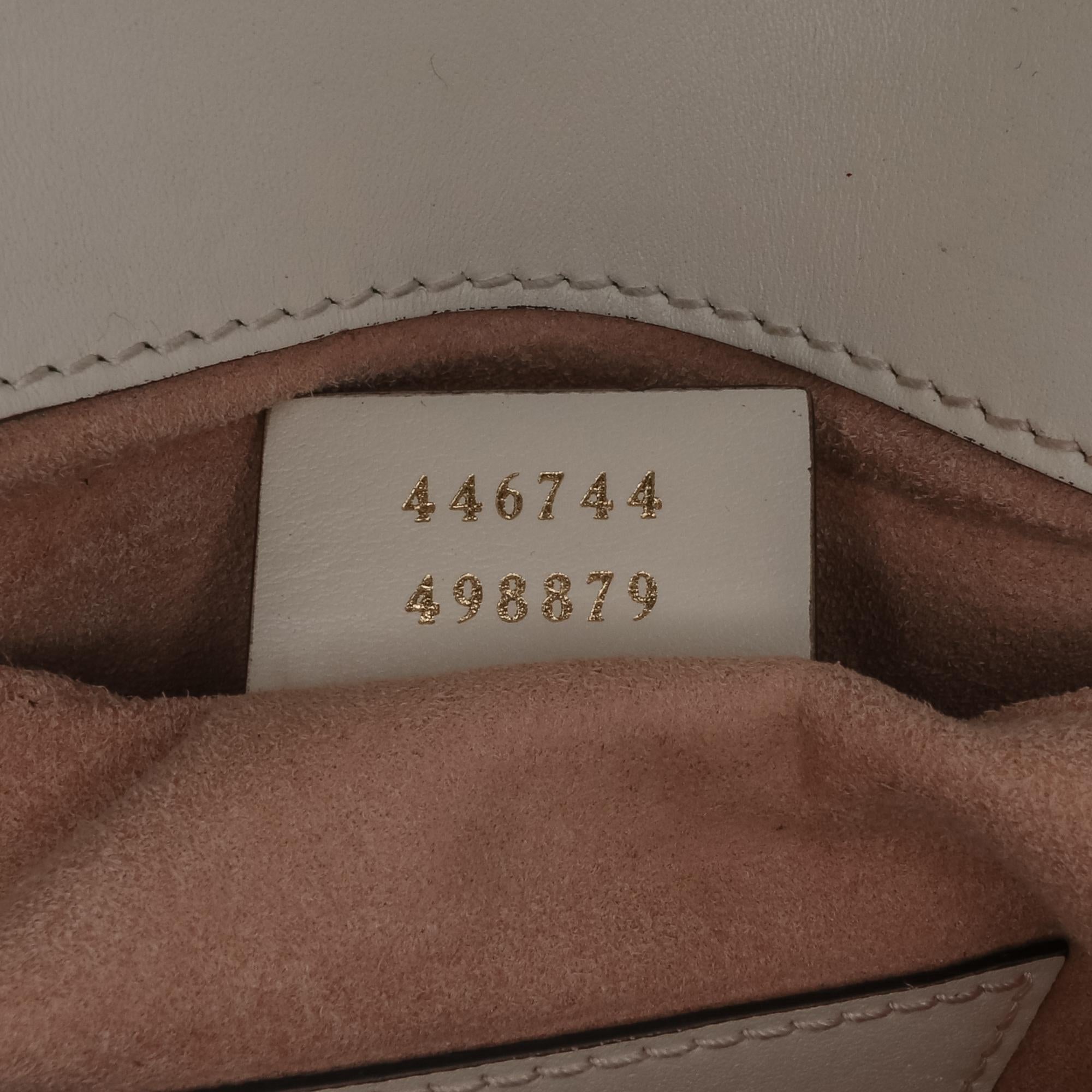 Gucci Ken Scott Mini GG Marmont Floral Printed Matelasse Leather Flap Crossbody