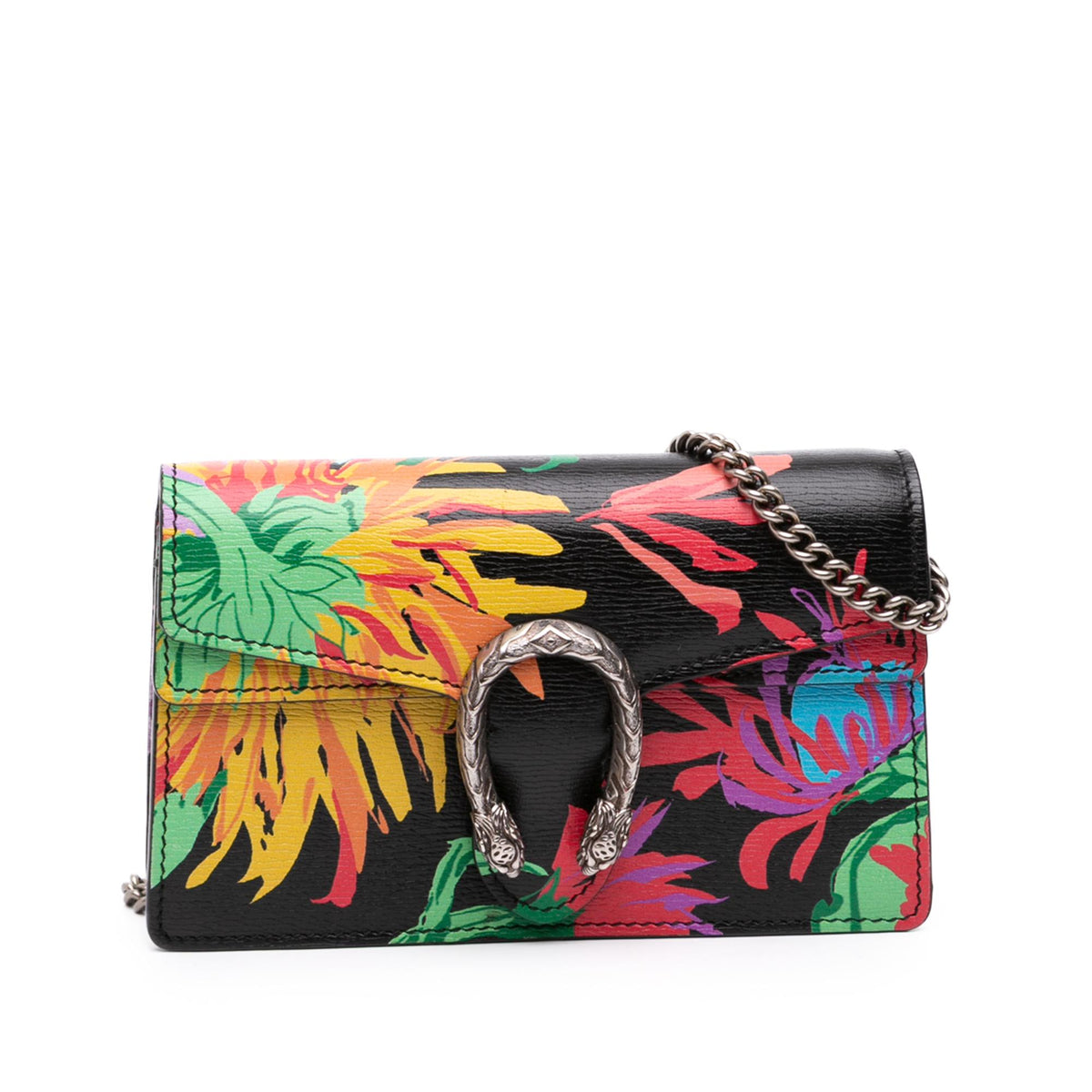 Gucci Ken Scott Super Mini Calfskin Floral Dionysus Crossbody