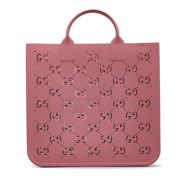 Gucci Kids GG Rubber Tote Bag SHG GPFO9q LuxeDH