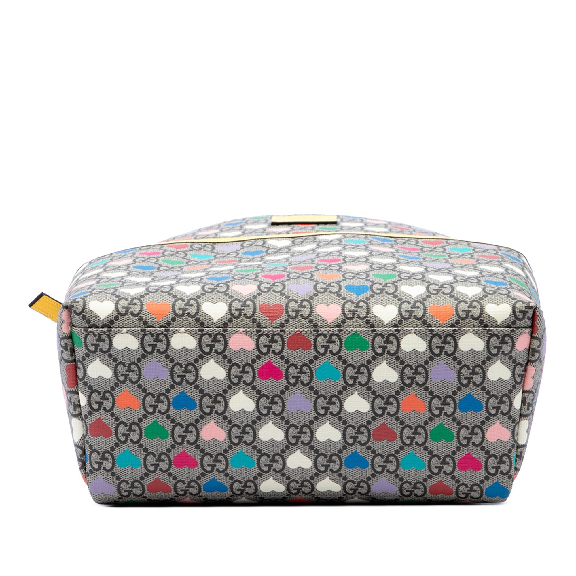 Gucci Kids GG Supreme Web Hearts Backpack