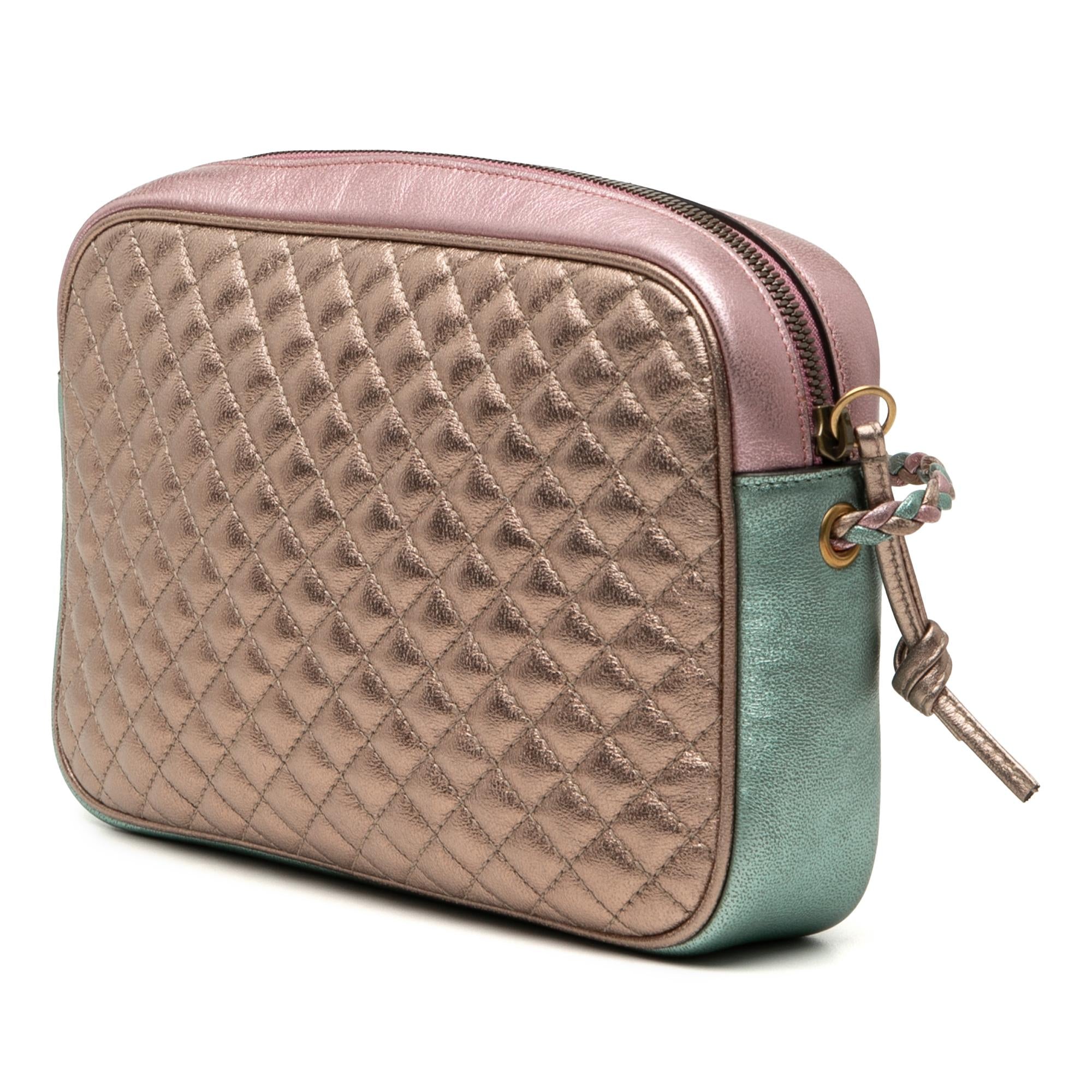 Gucci Laminated Nappa Trapuntata Crossbody