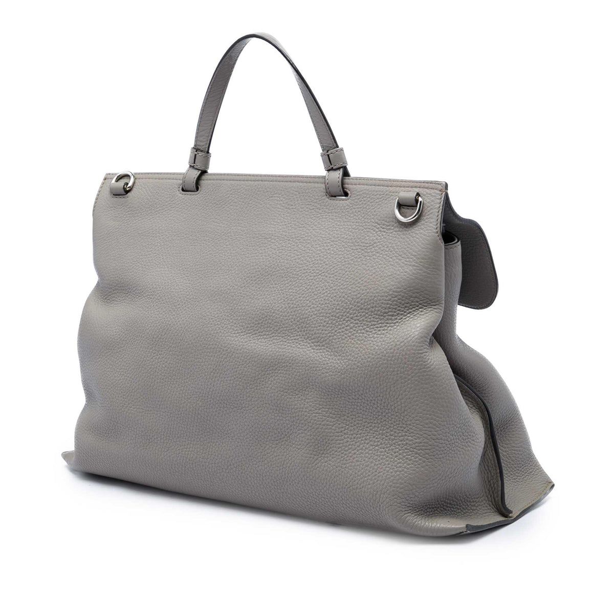 Gucci Large Calfskin Bamboo Daily Satchel