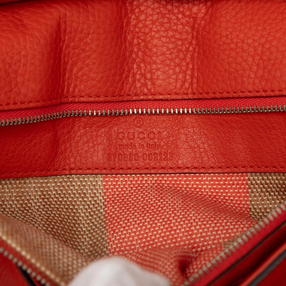 Gucci Large Calfskin Bamboo Daily Satchel