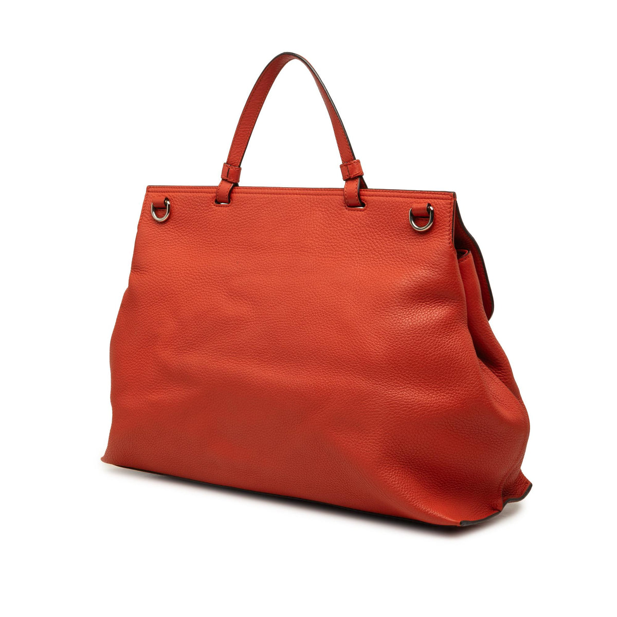 Gucci Large Calfskin Bamboo Daily Satchel