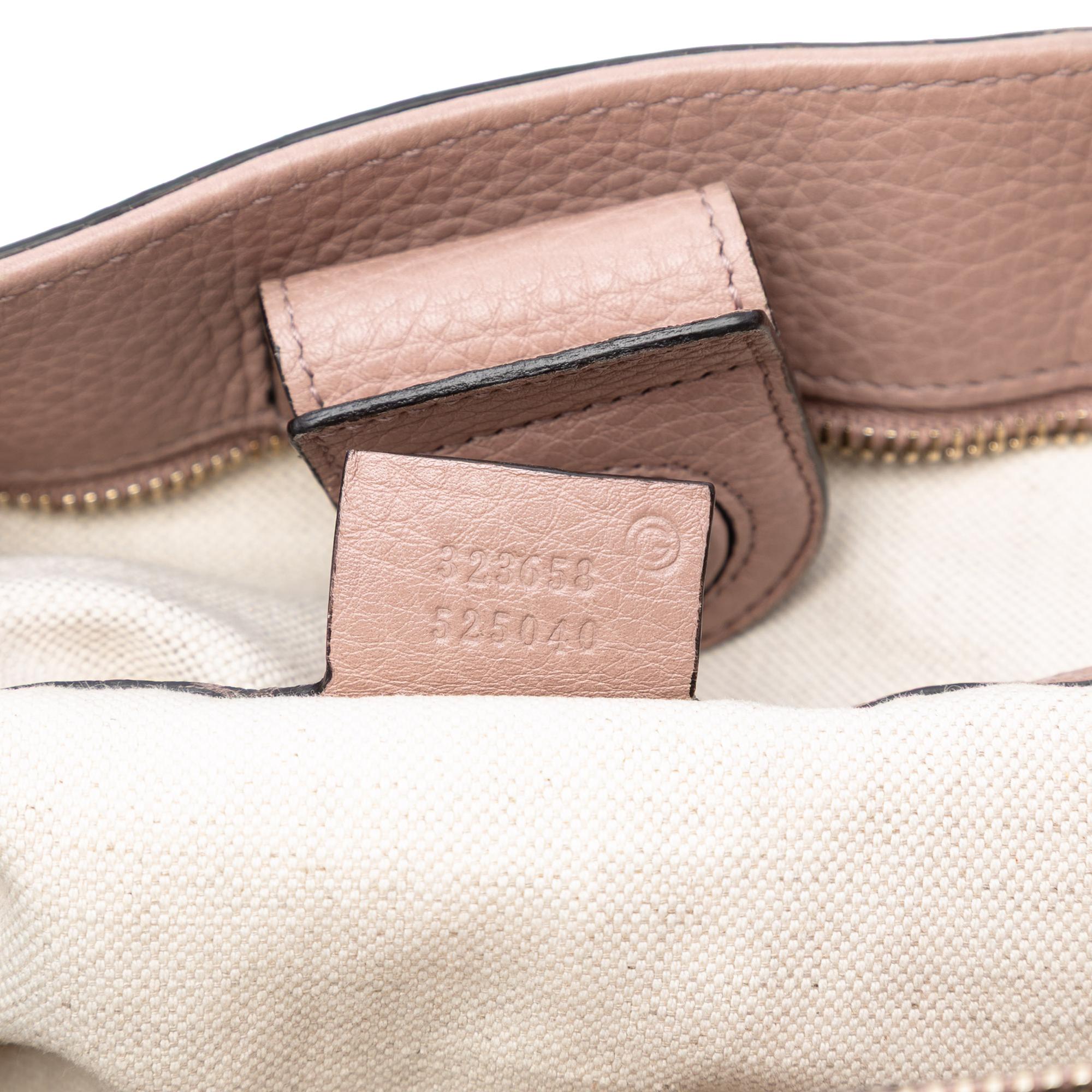 Gucci Large Calfskin Bamboo Shopper Satchel