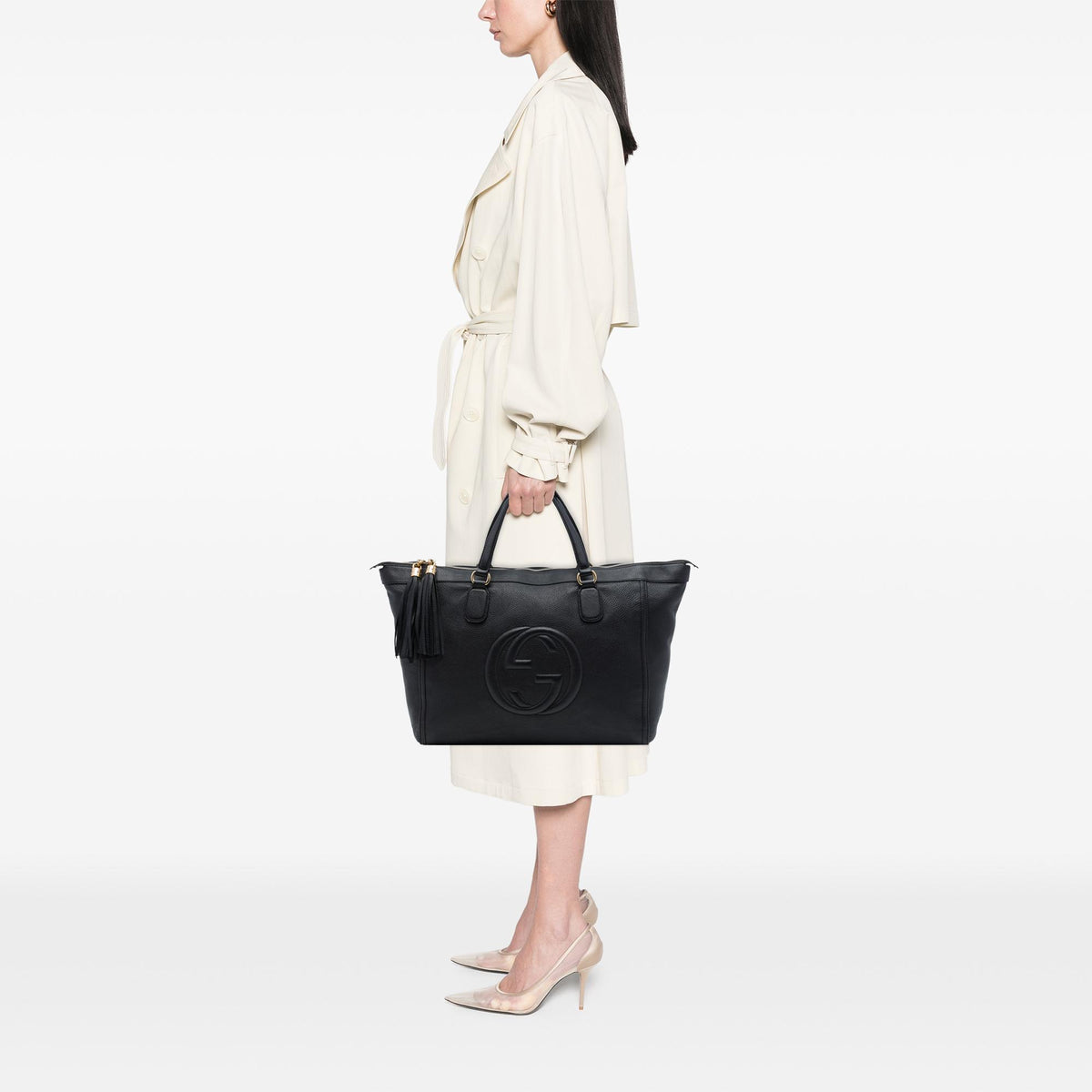 Gucci Large Calfskin Soho Working Tote
