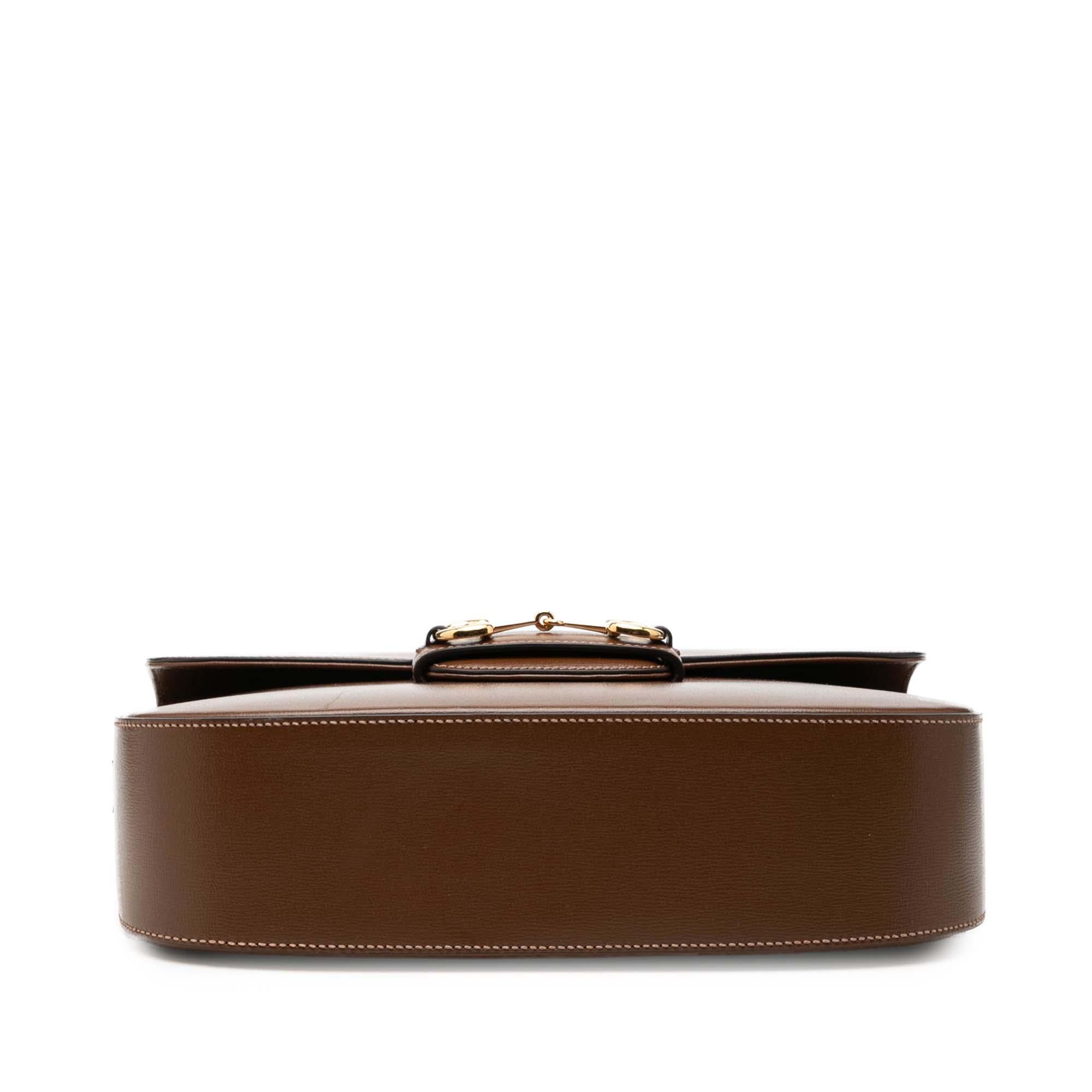 Gucci Large Calfskin Web Horsebit 1955 Crossbody