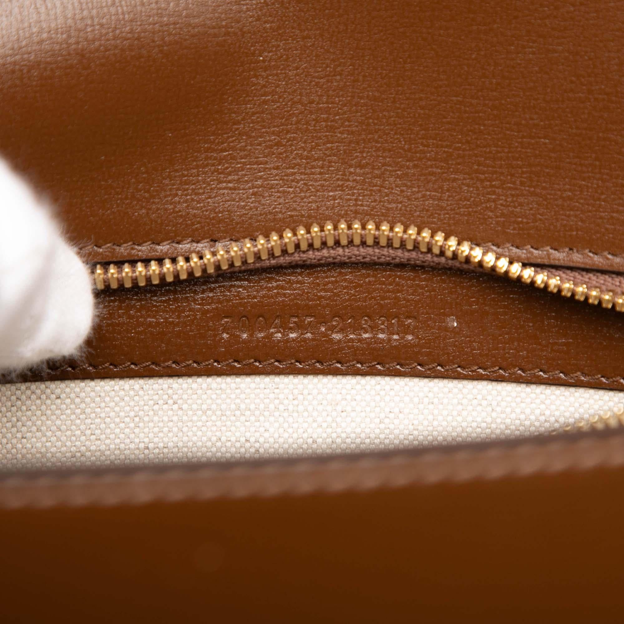 Gucci Large Calfskin Web Horsebit 1955 Crossbody