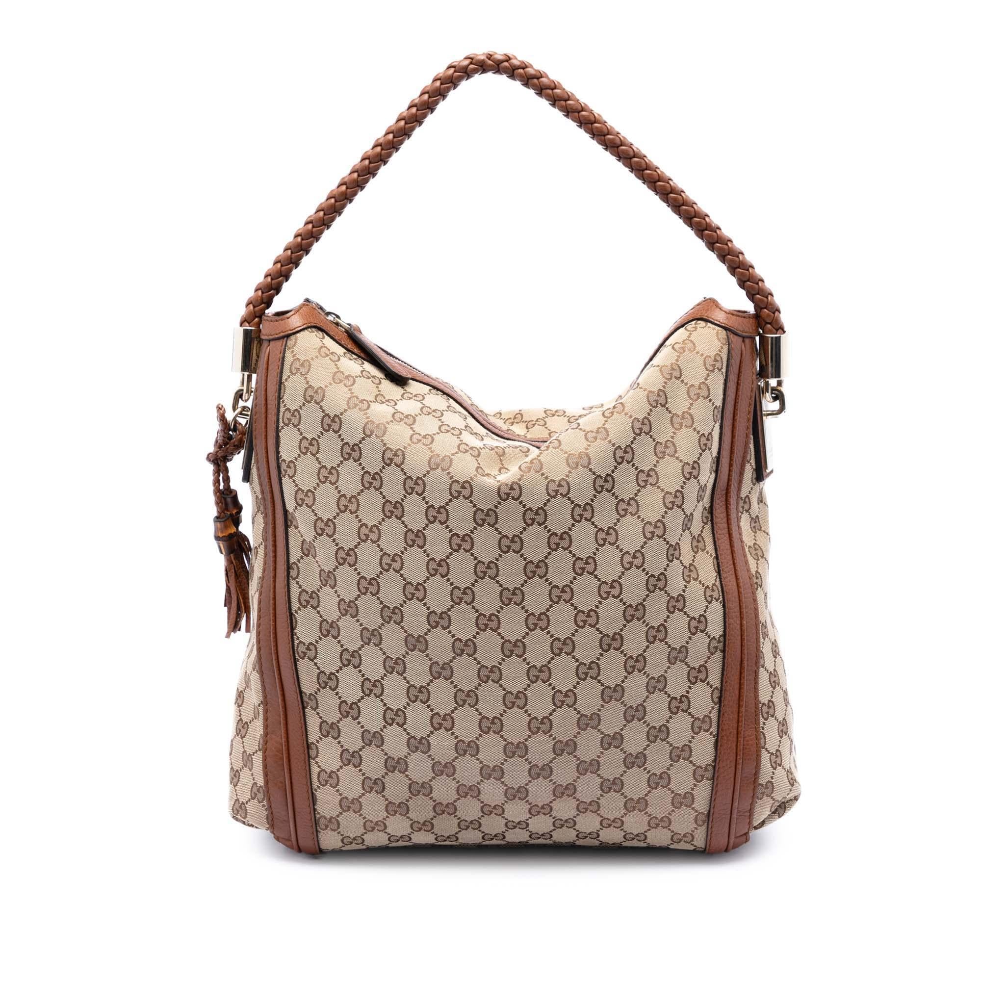 Gucci Large GG Canvas Bella Tote