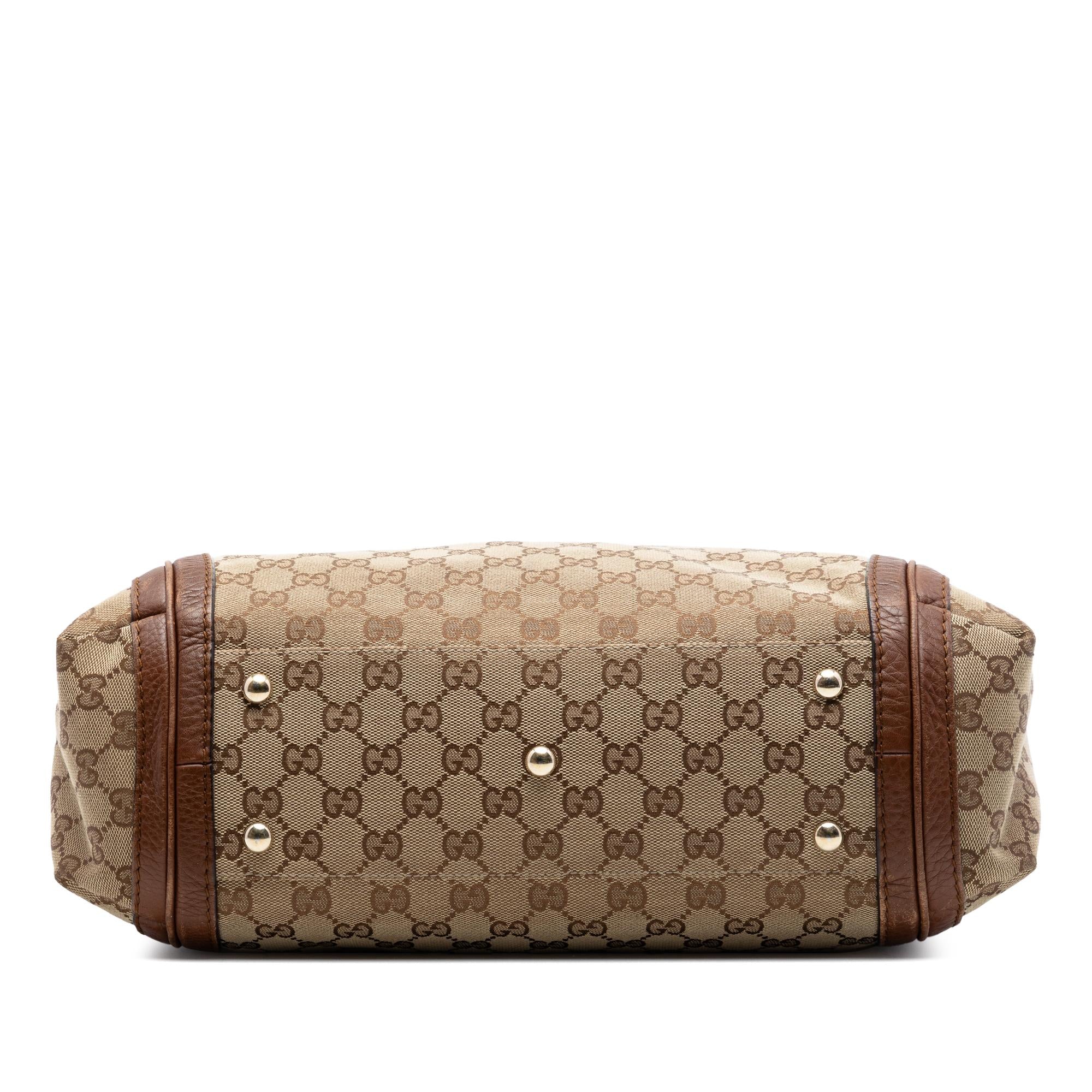 Gucci Large GG Canvas Bella Tote