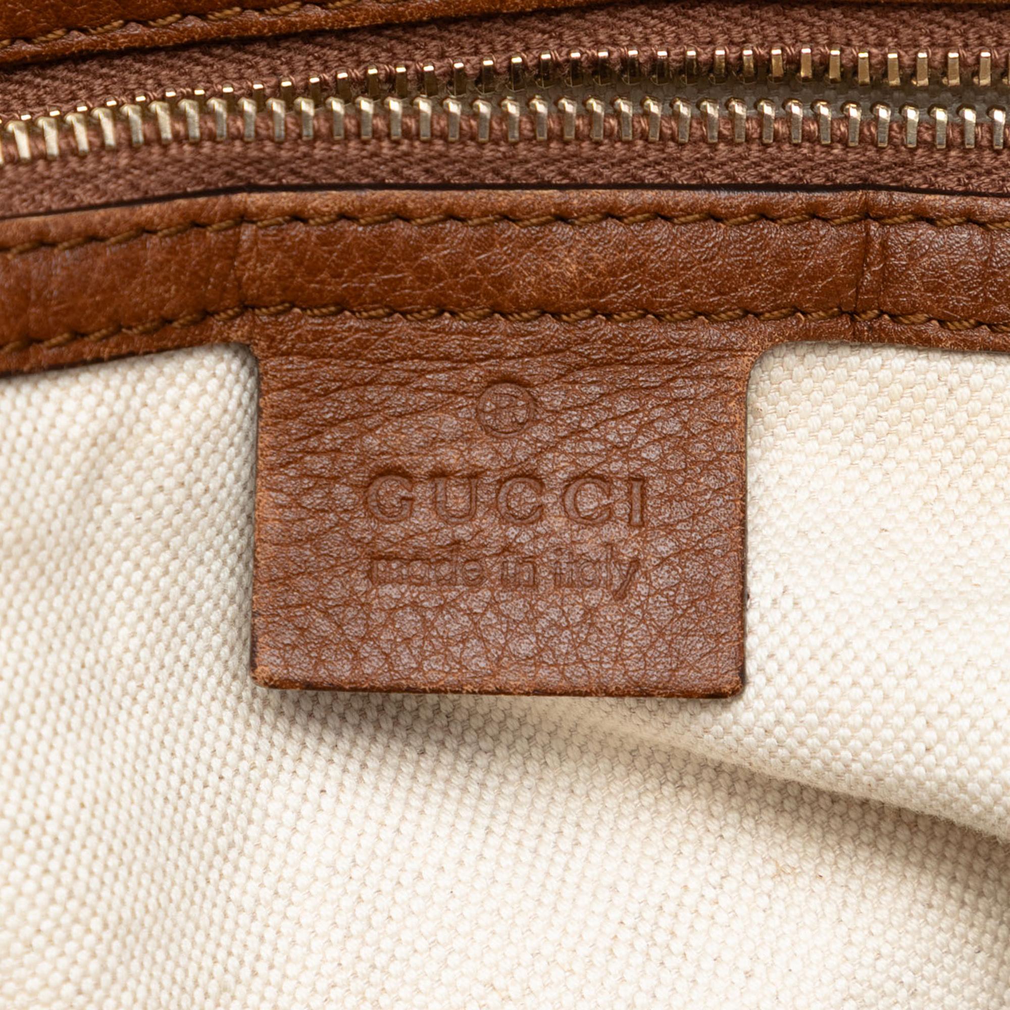 Gucci Large GG Canvas Bella Tote
