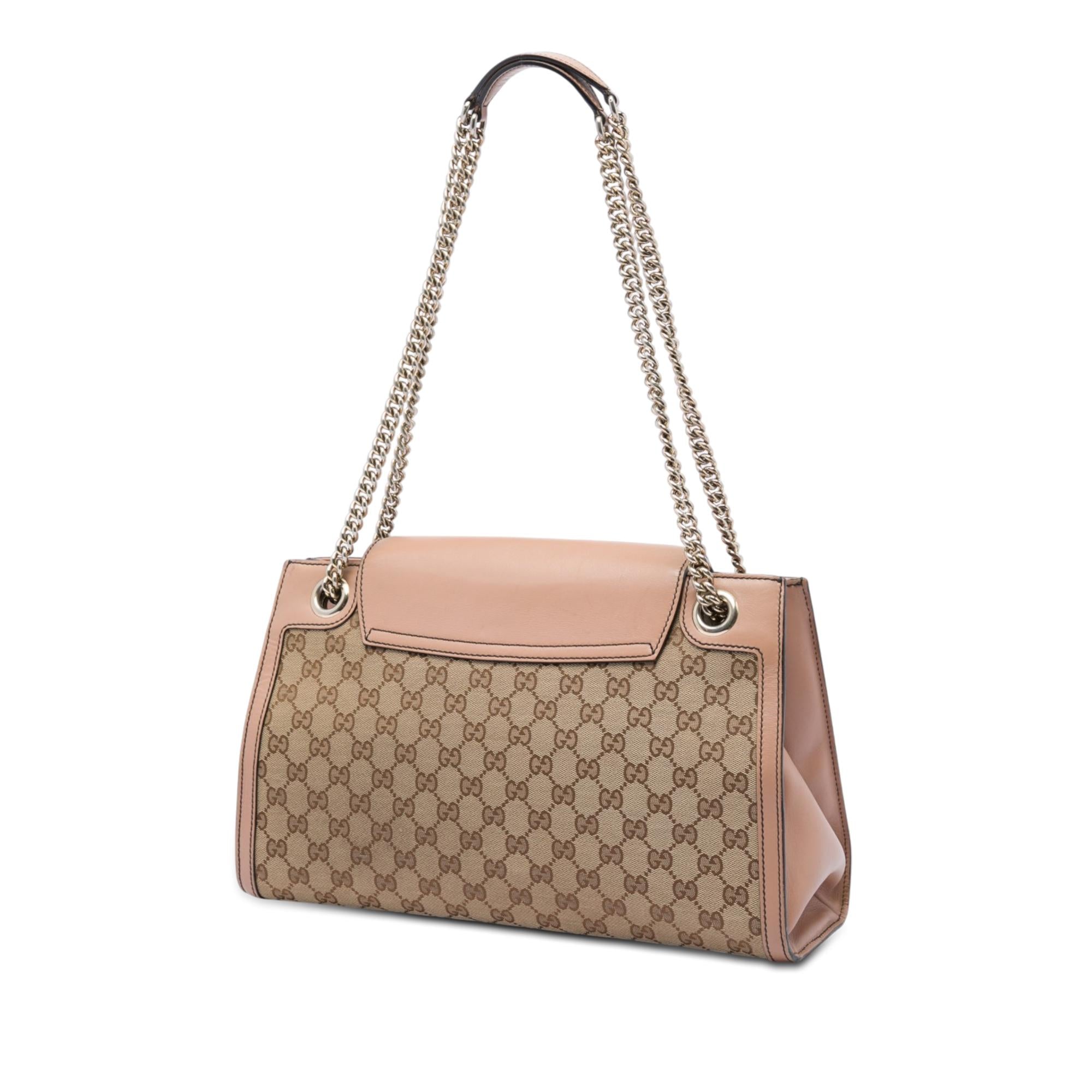 Gucci Large GG Canvas Emily Shoulder Bag