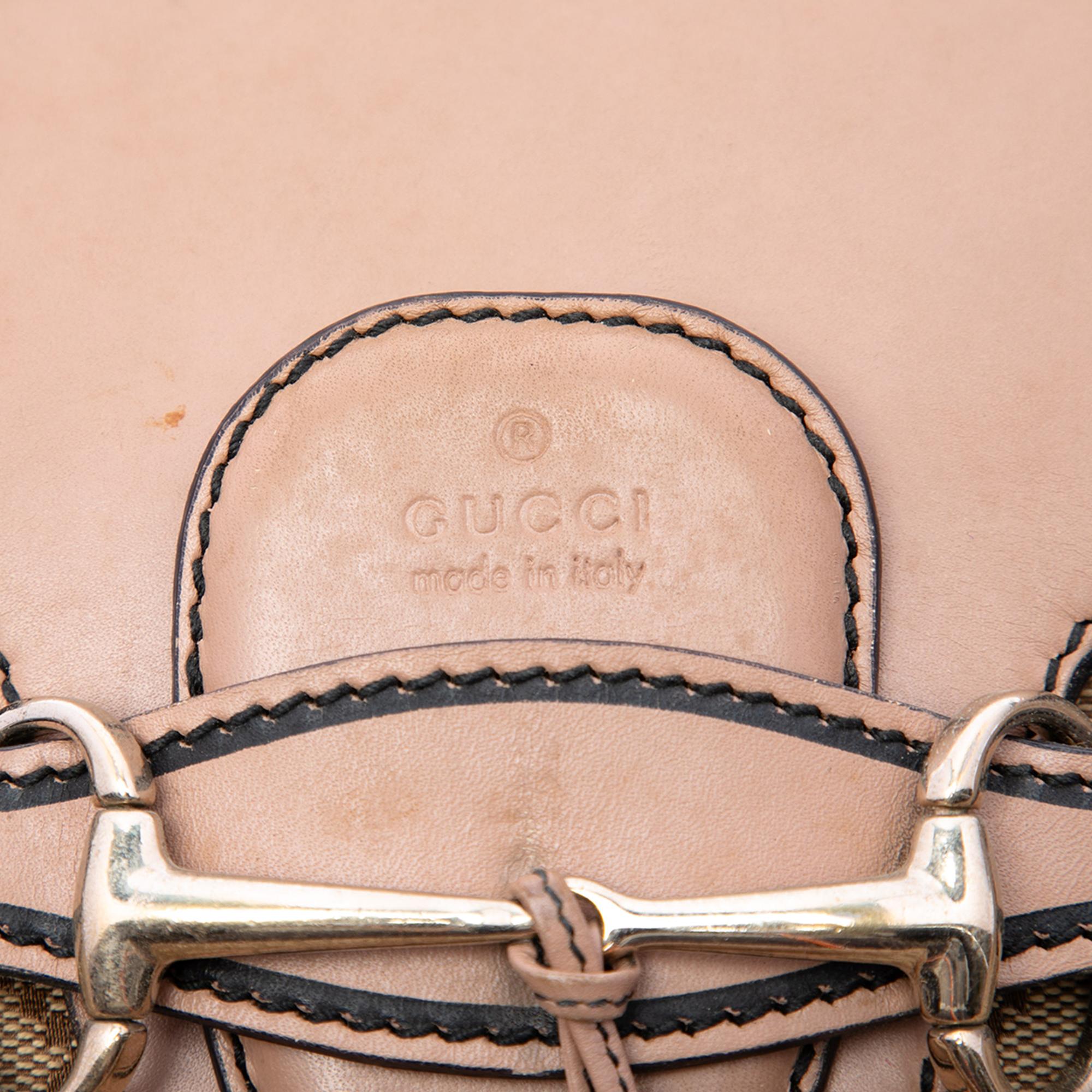 Gucci Large GG Canvas Emily Shoulder Bag