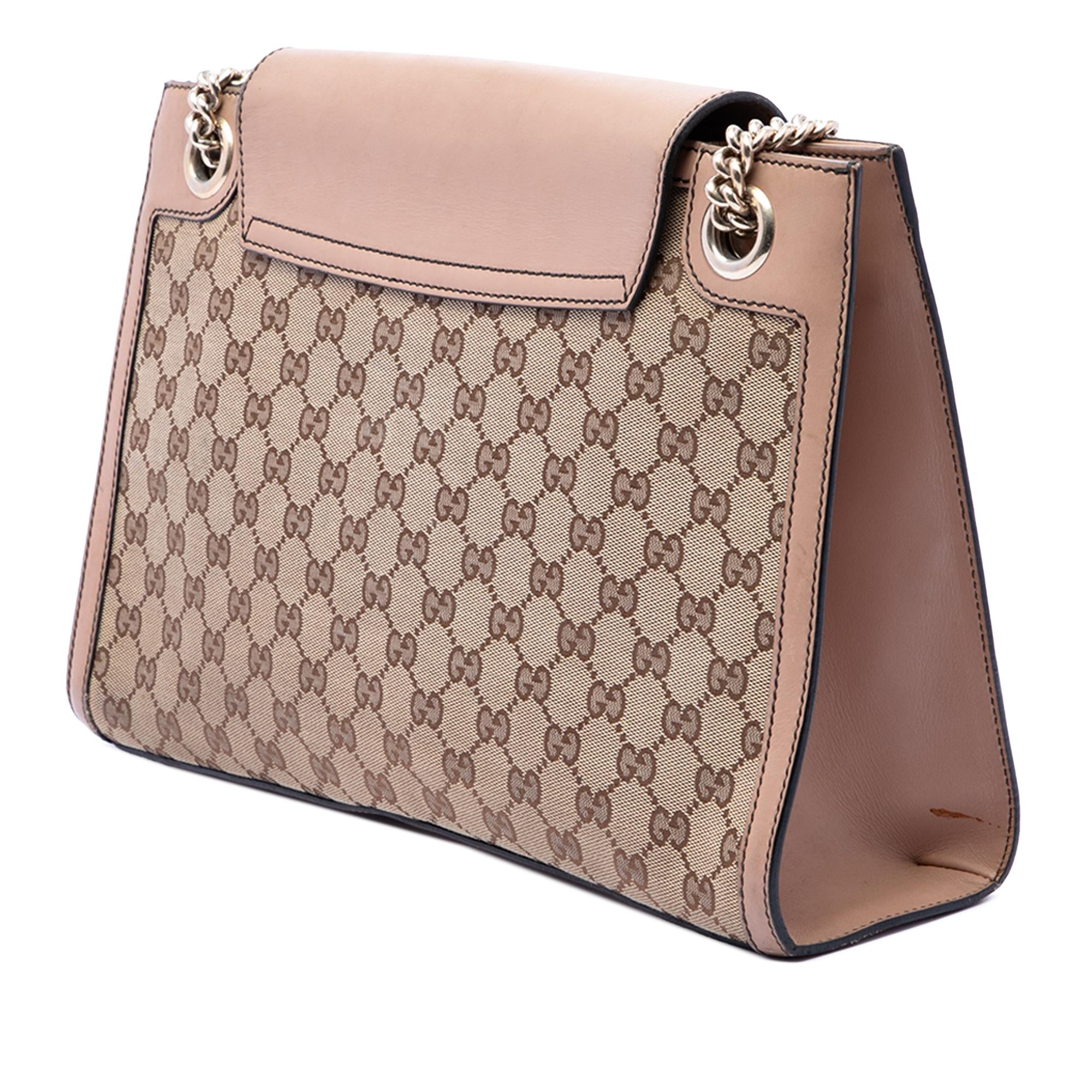 Gucci Large GG Canvas Emily Shoulder Bag