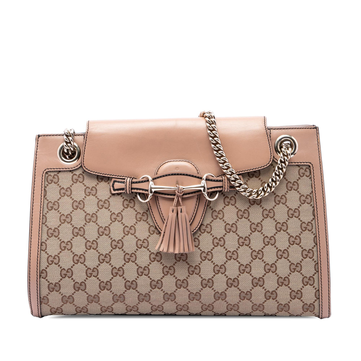 Gucci Large GG Canvas Emily Shoulder Bag