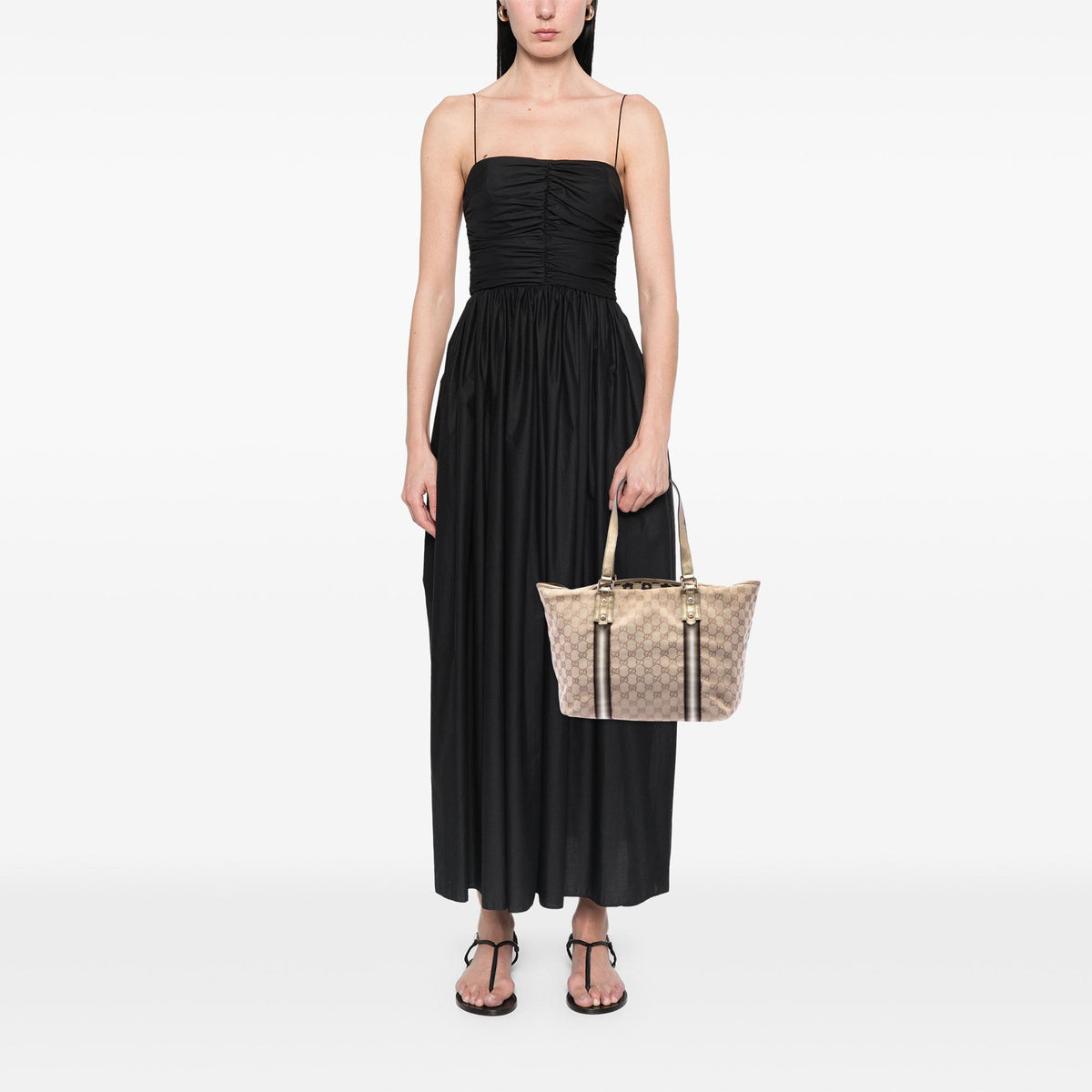 Gucci Large GG Canvas Jolicoeur Tote