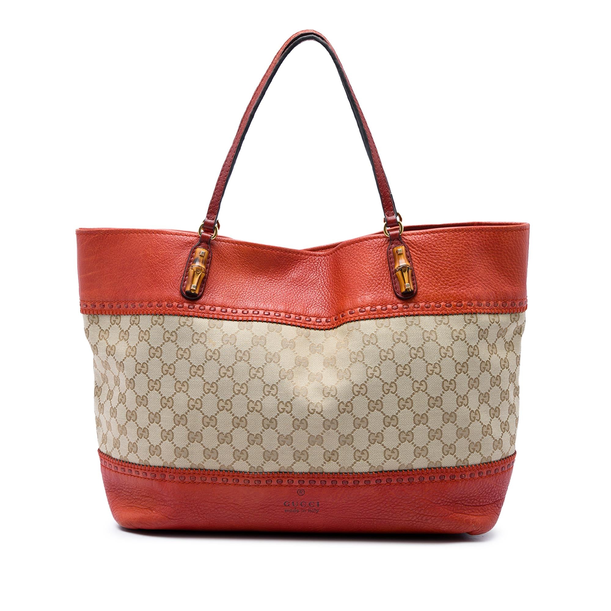 Gucci Large GG Canvas Laidback Crafty Tote