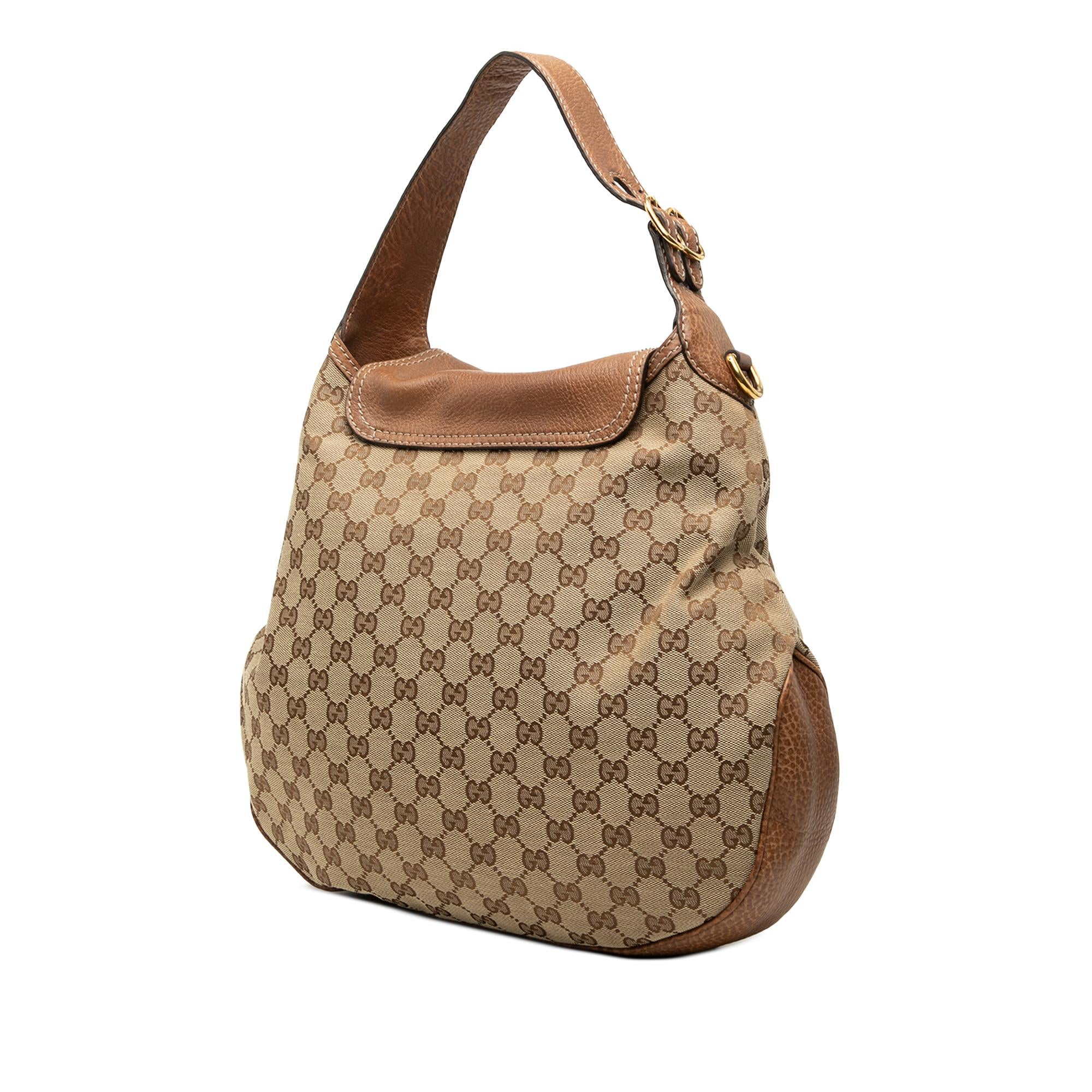 Gucci Large GG Canvas New Pelham Satchel