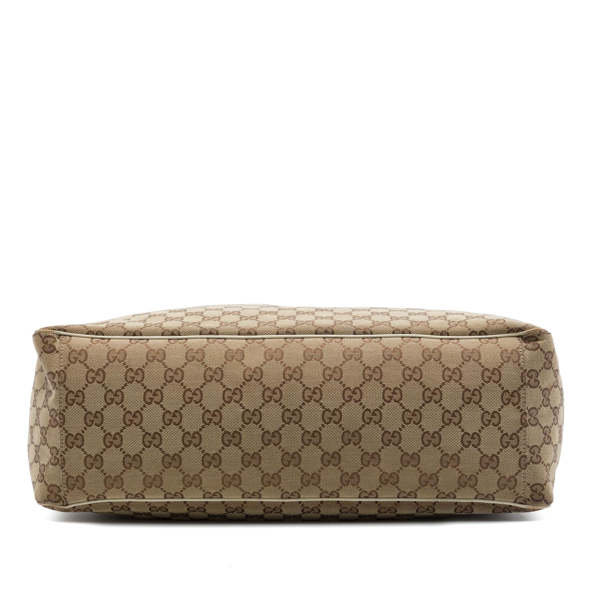 Gucci Large GG Canvas Positano Tote