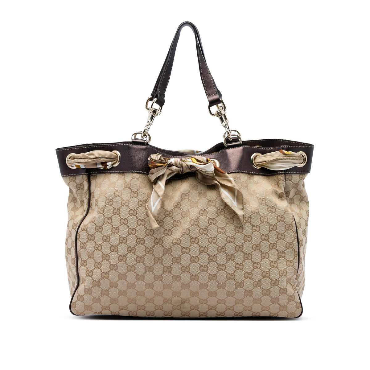 Gucci Large GG Canvas Positano Tote