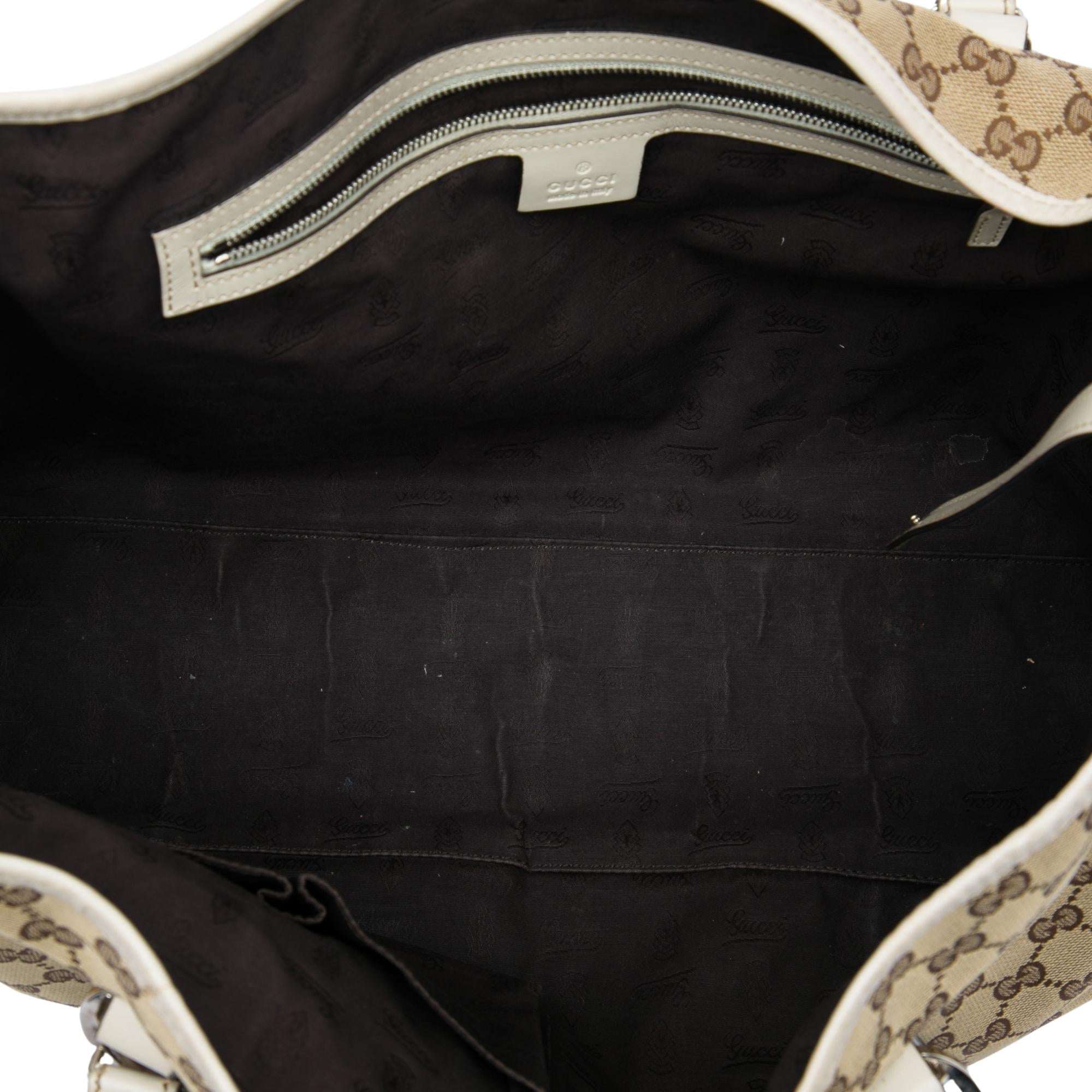 Gucci Large GG Canvas Twins Tote