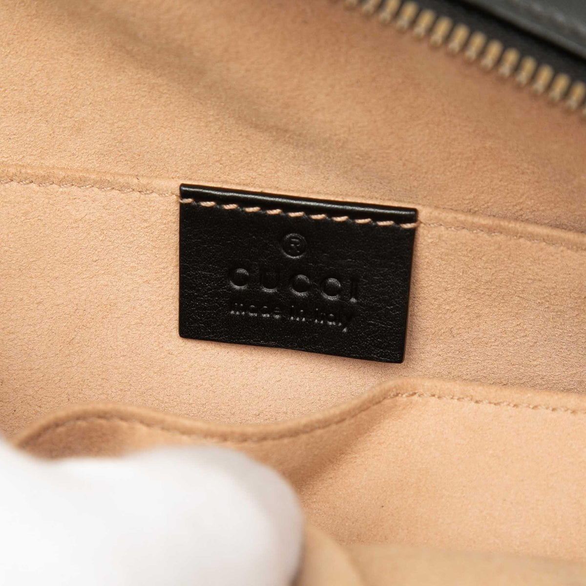 Gucci Large GG Marmont Matelasse Calfskin Belt Bag