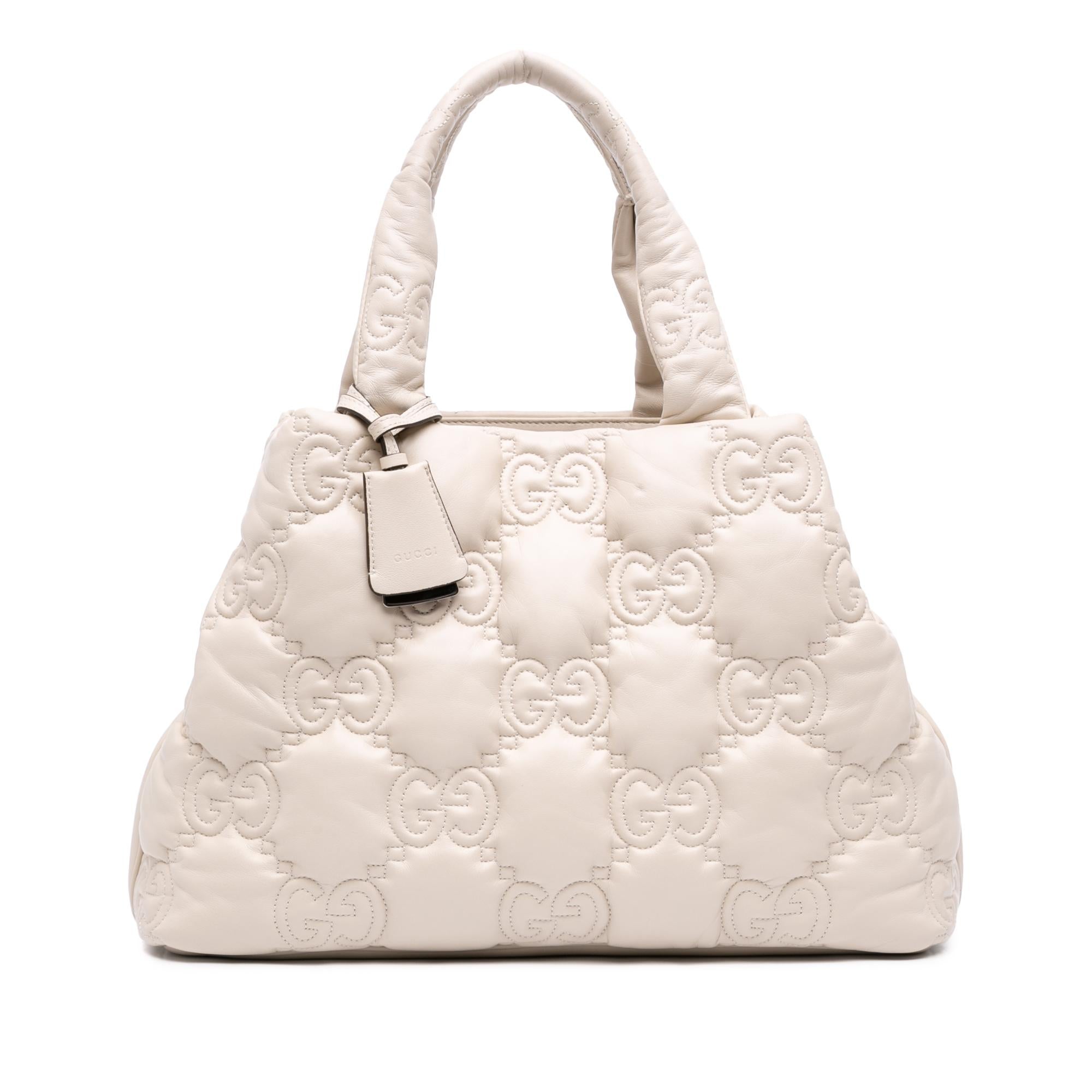 Gucci Large GG Matelasse Calfskin Tote