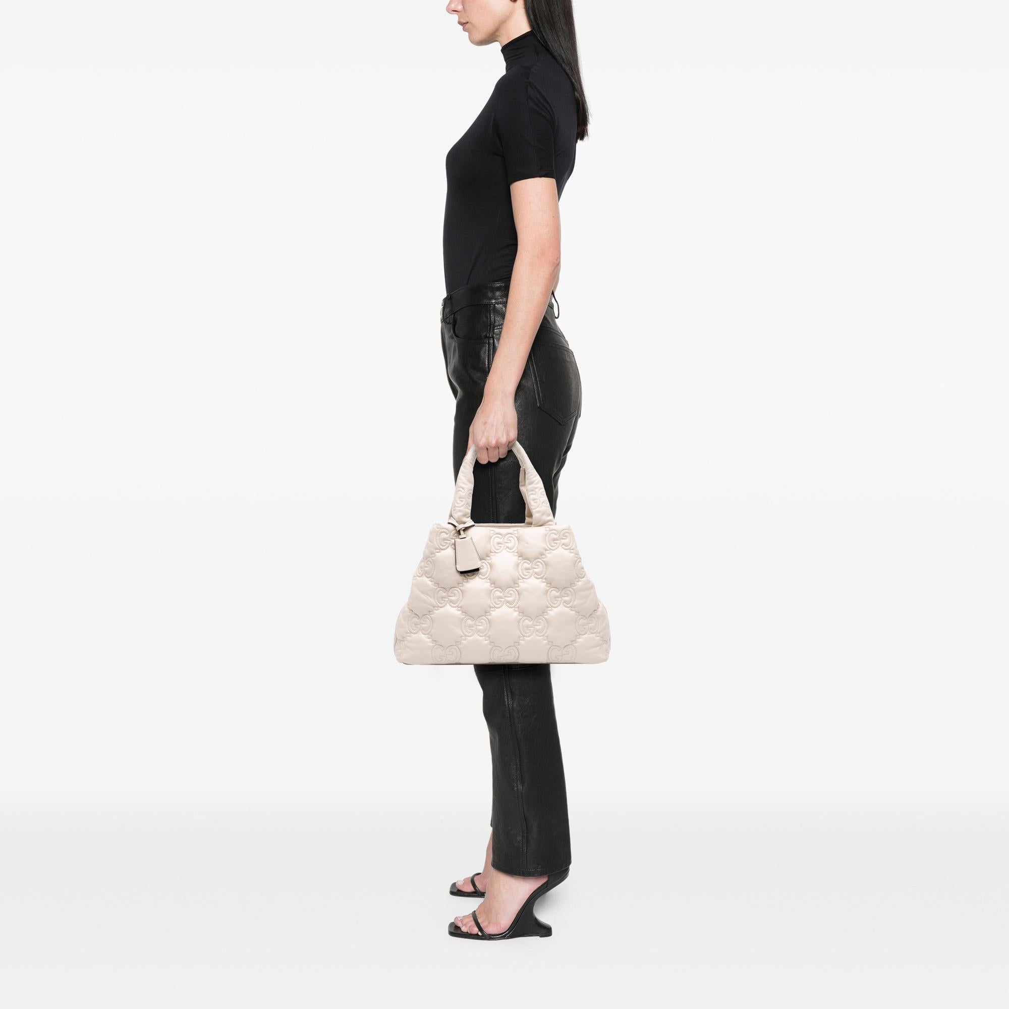 Gucci Large GG Matelasse Calfskin Tote