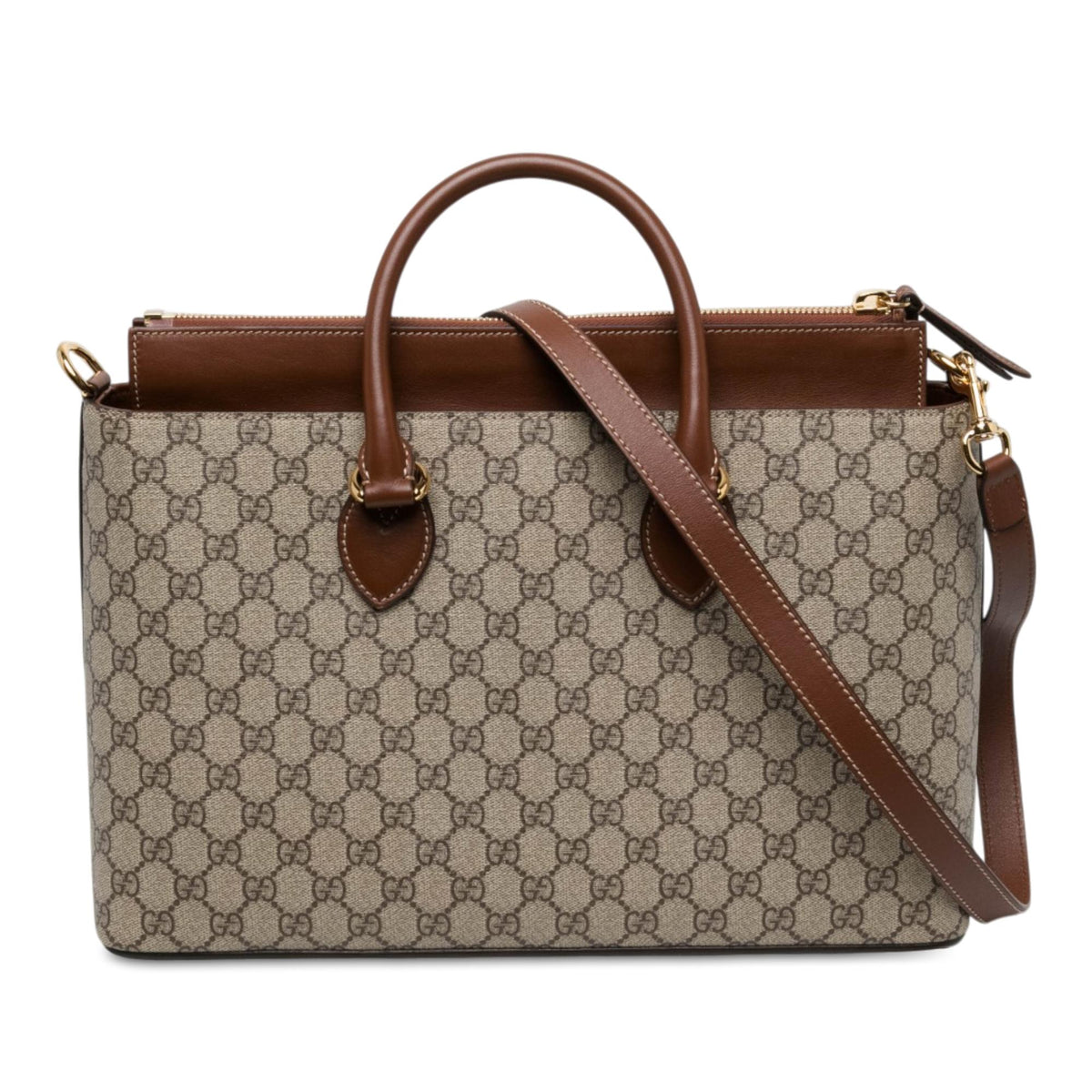 Gucci Large GG Supreme Linea A Satchel
