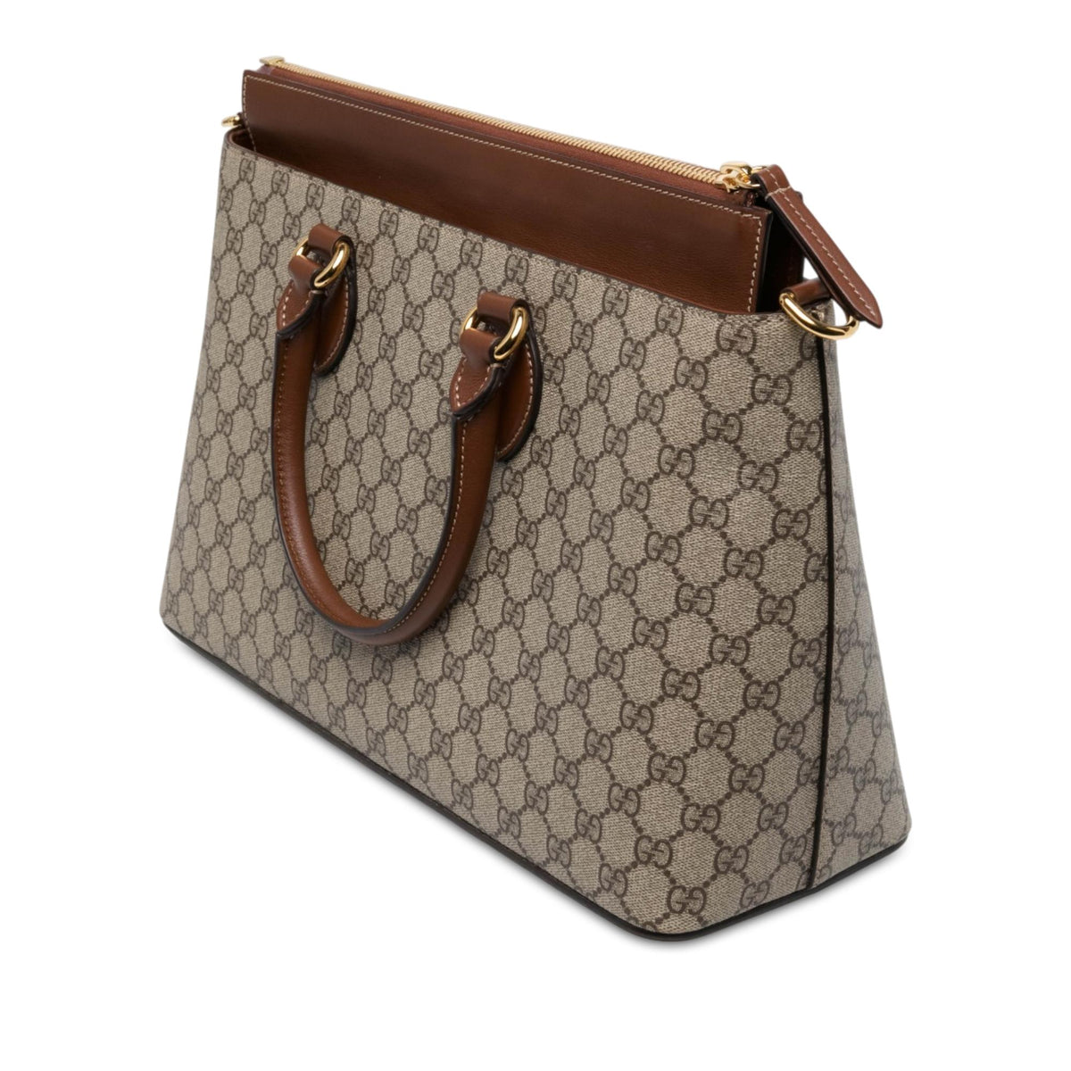 Gucci Large GG Supreme Linea A Satchel