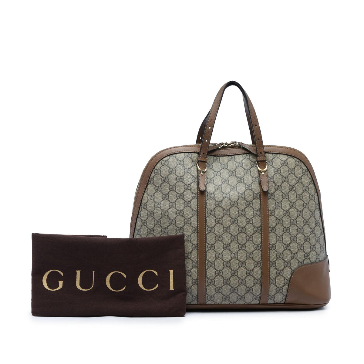 Gucci Large GG Supreme Nice Dome Top Handle Bag