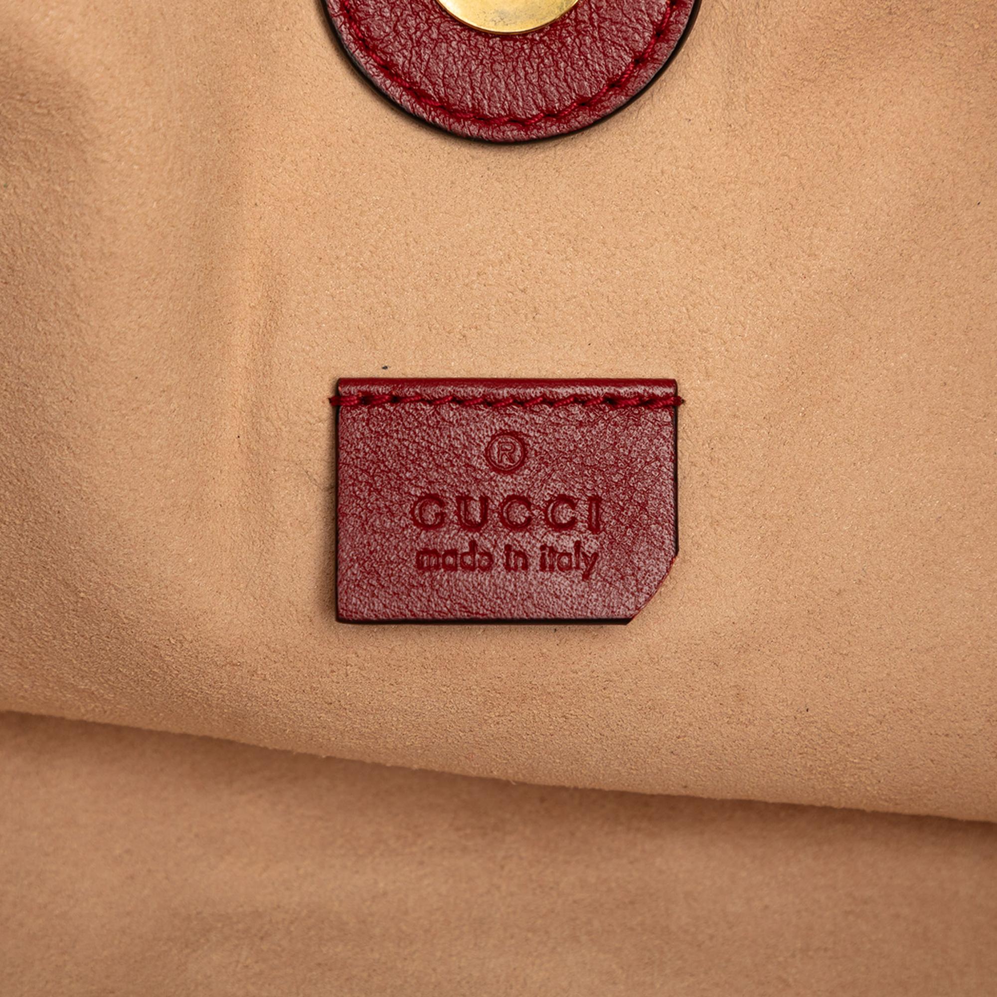 Gucci Large GG Tweed Web Rajah Tote