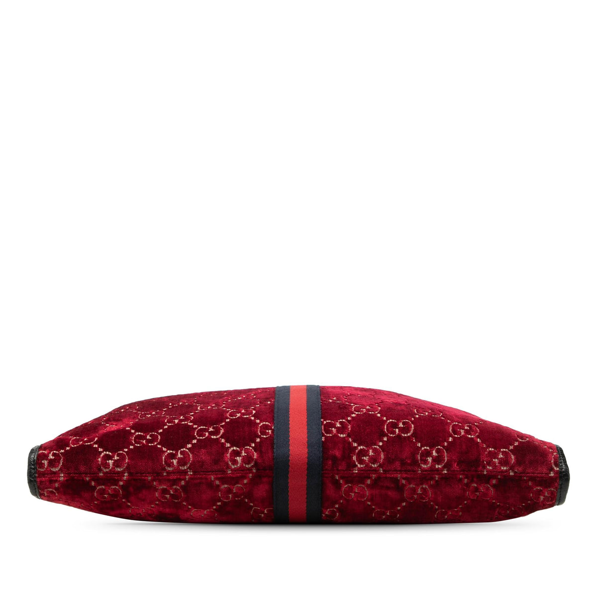 Gucci Large GG Velvet Web Rajah Tote