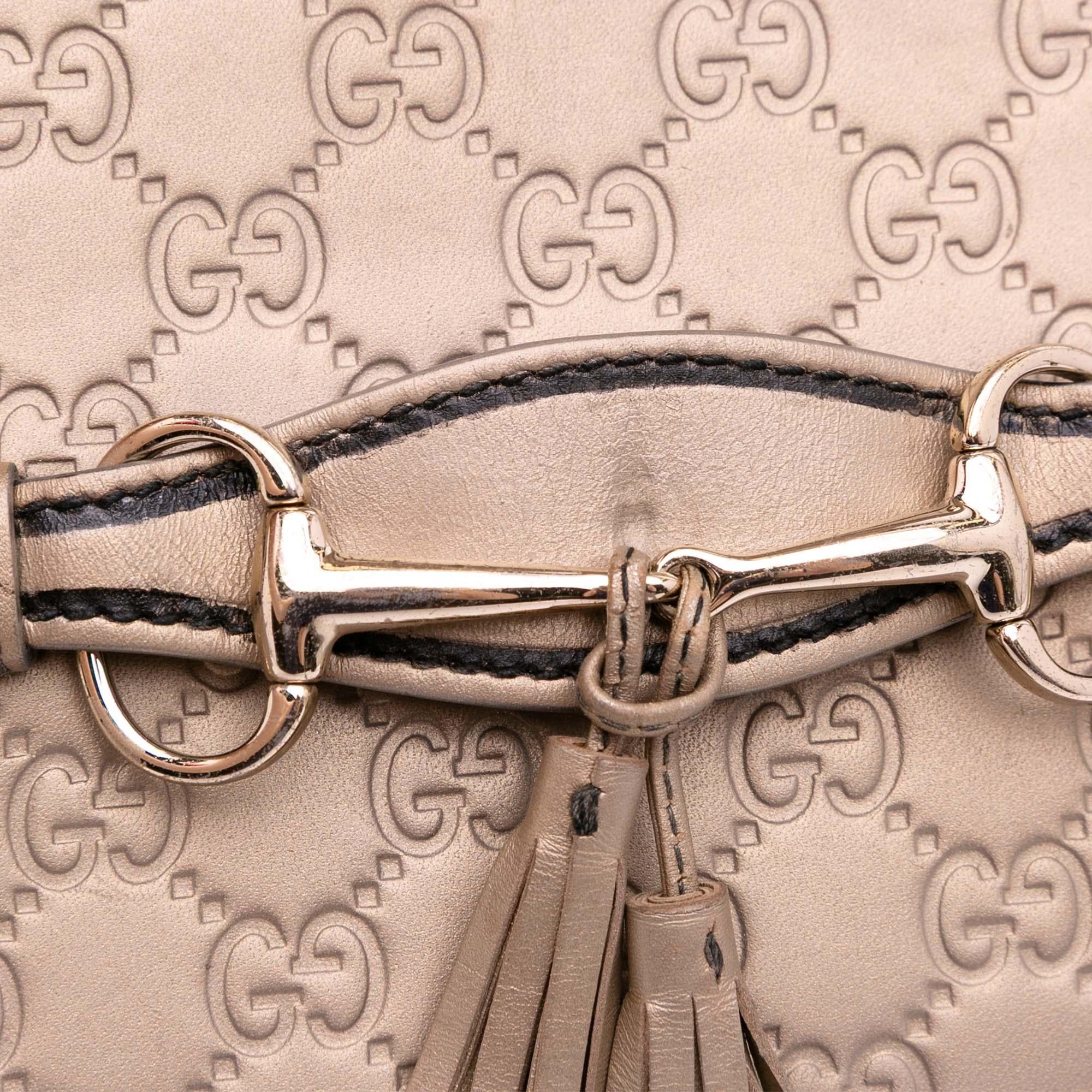 Gucci Large Guccissima Emily Shoulder Bag