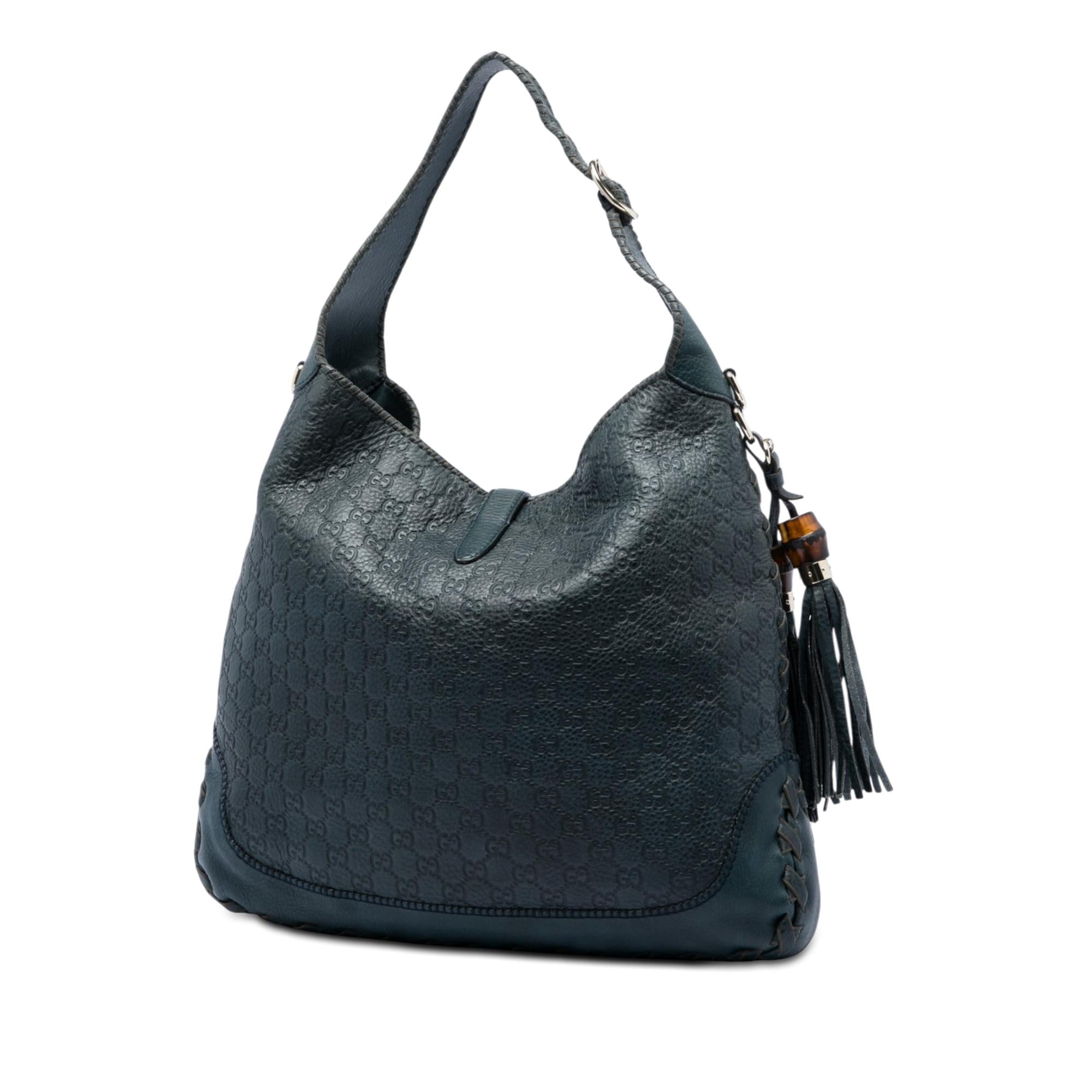 Gucci Large Guccissima New Jackie Satchel