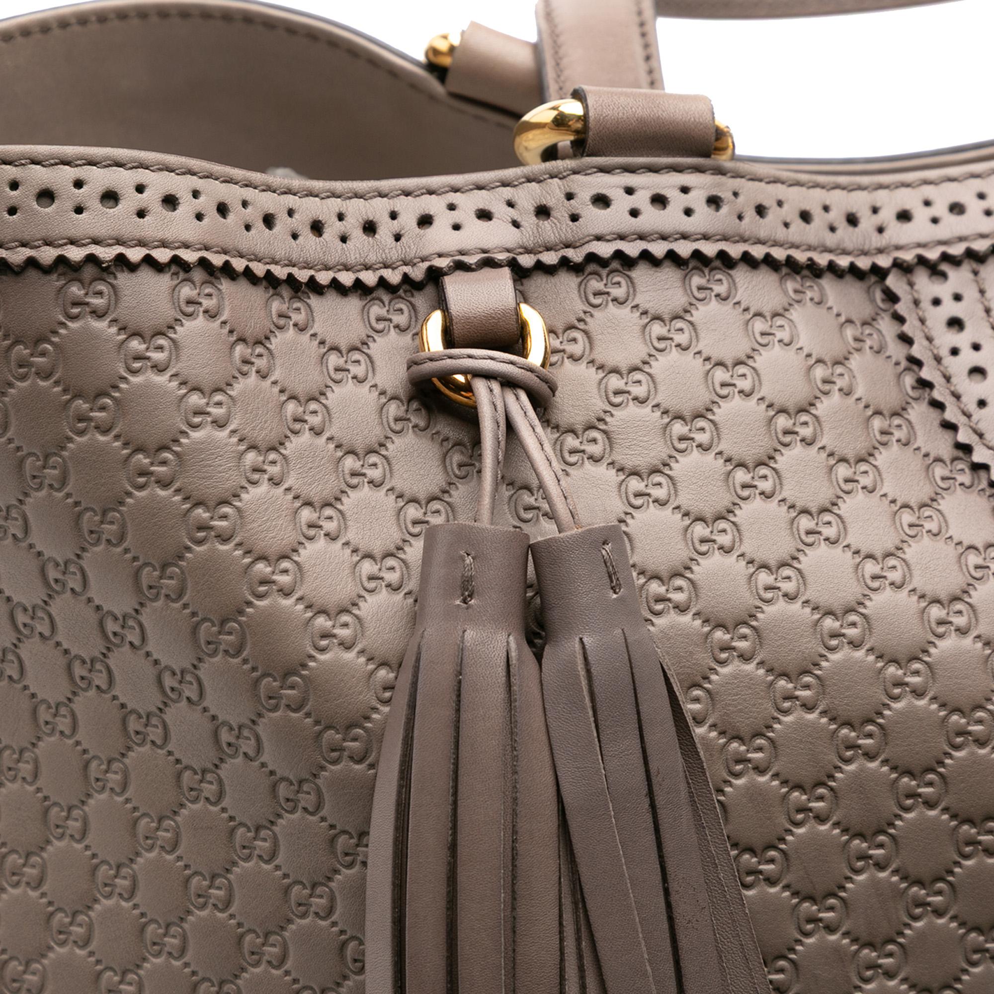 Gucci Large Microguccissima Brogue Duilio Tote
