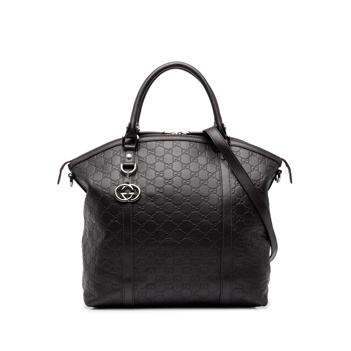 Gucci Large Microguccissima GG Charm Dome Satchel